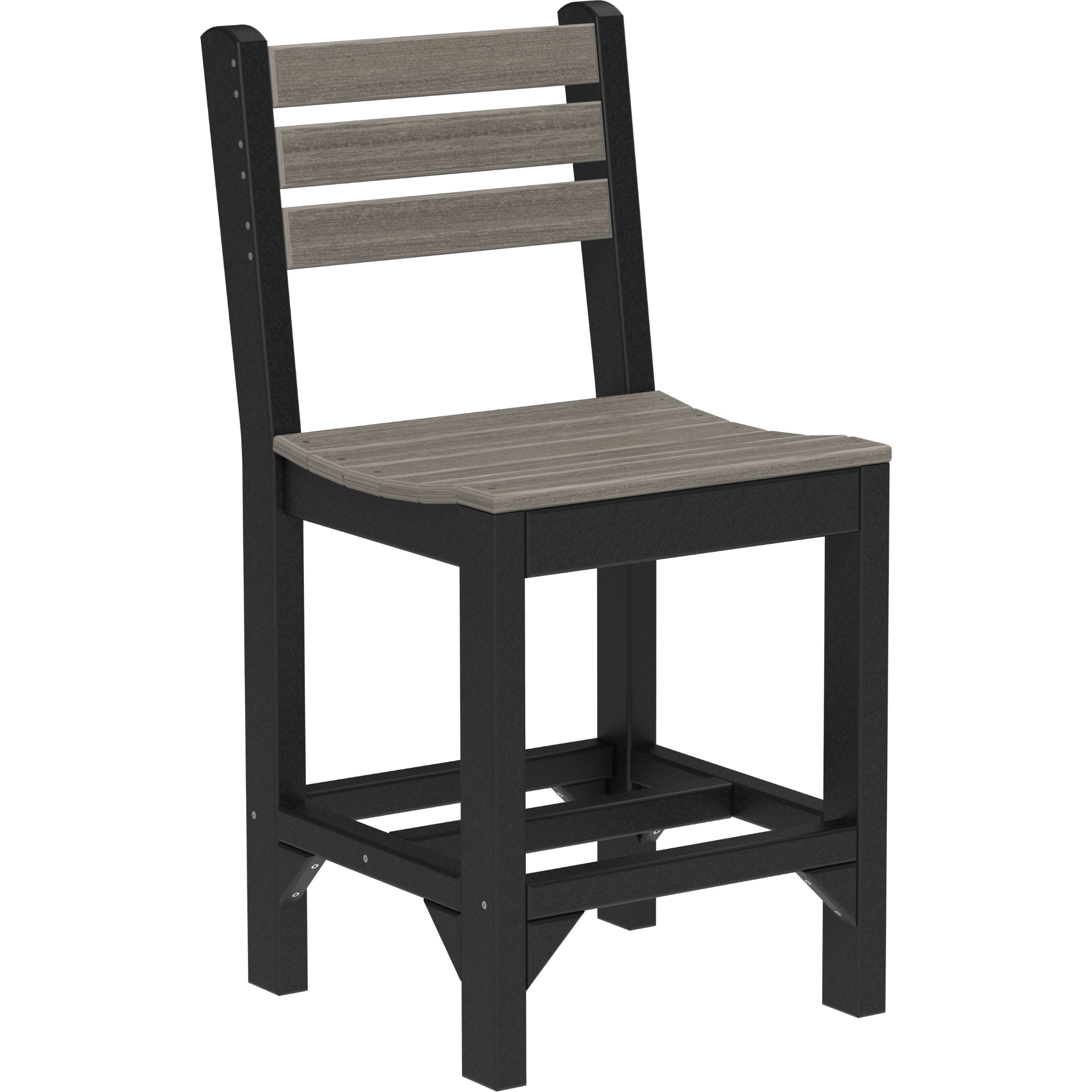 LuxCraft Island Side Chair – Outdoor Poly Counter Height Chair (ISC)