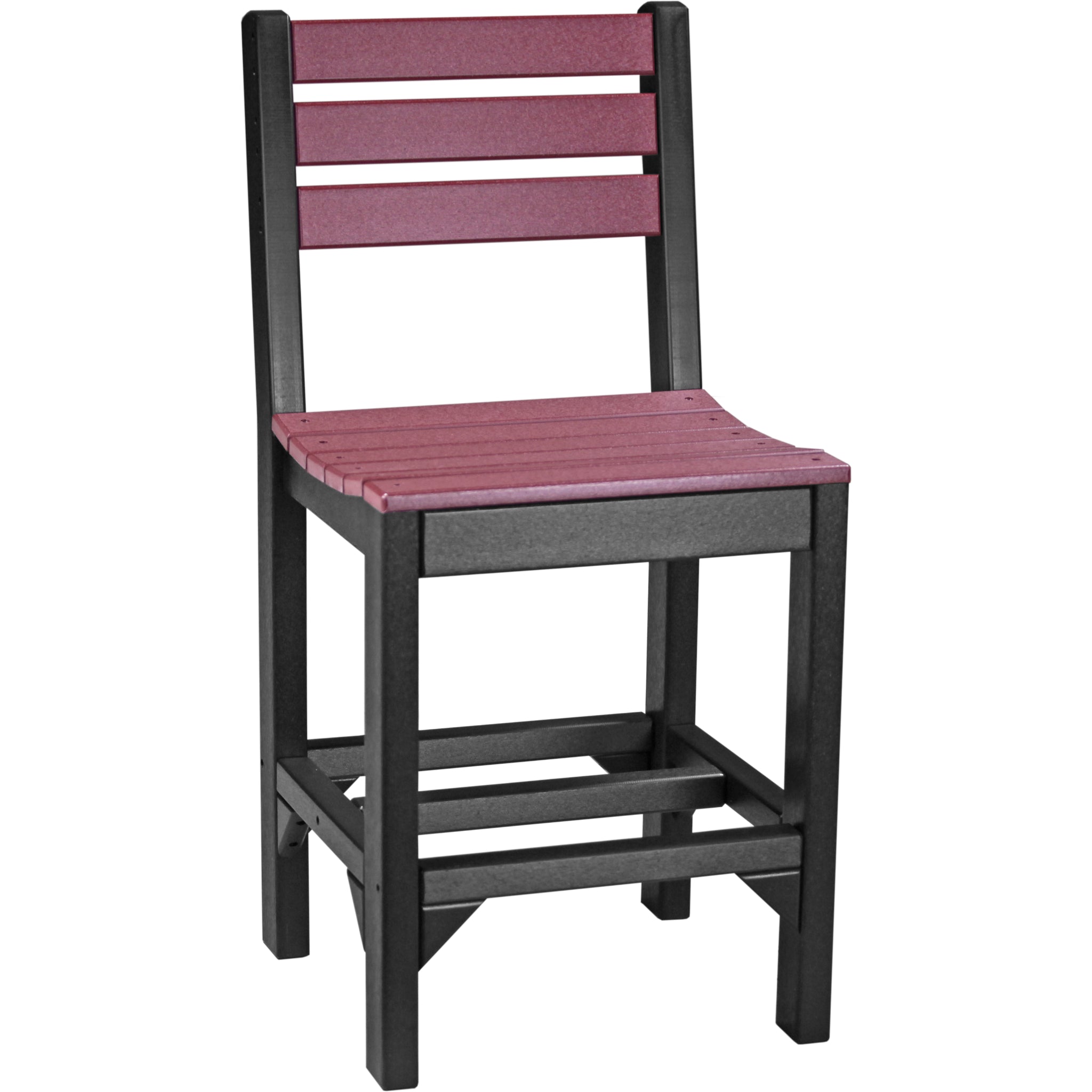 LuxCraft Island Side Chair – Outdoor Poly Counter Height Chair (ISC)