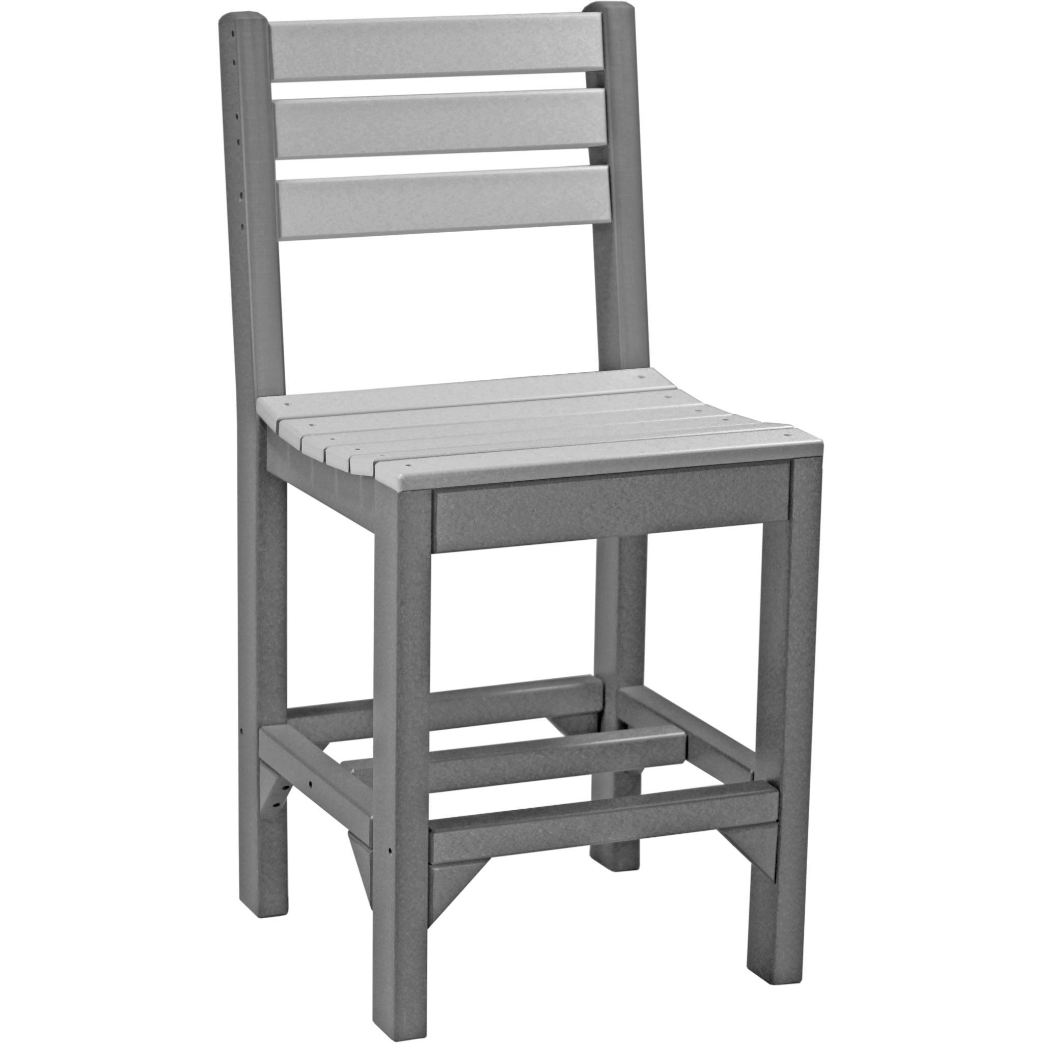 LuxCraft Island Side Chair – Outdoor Poly Counter Height Chair (ISC)