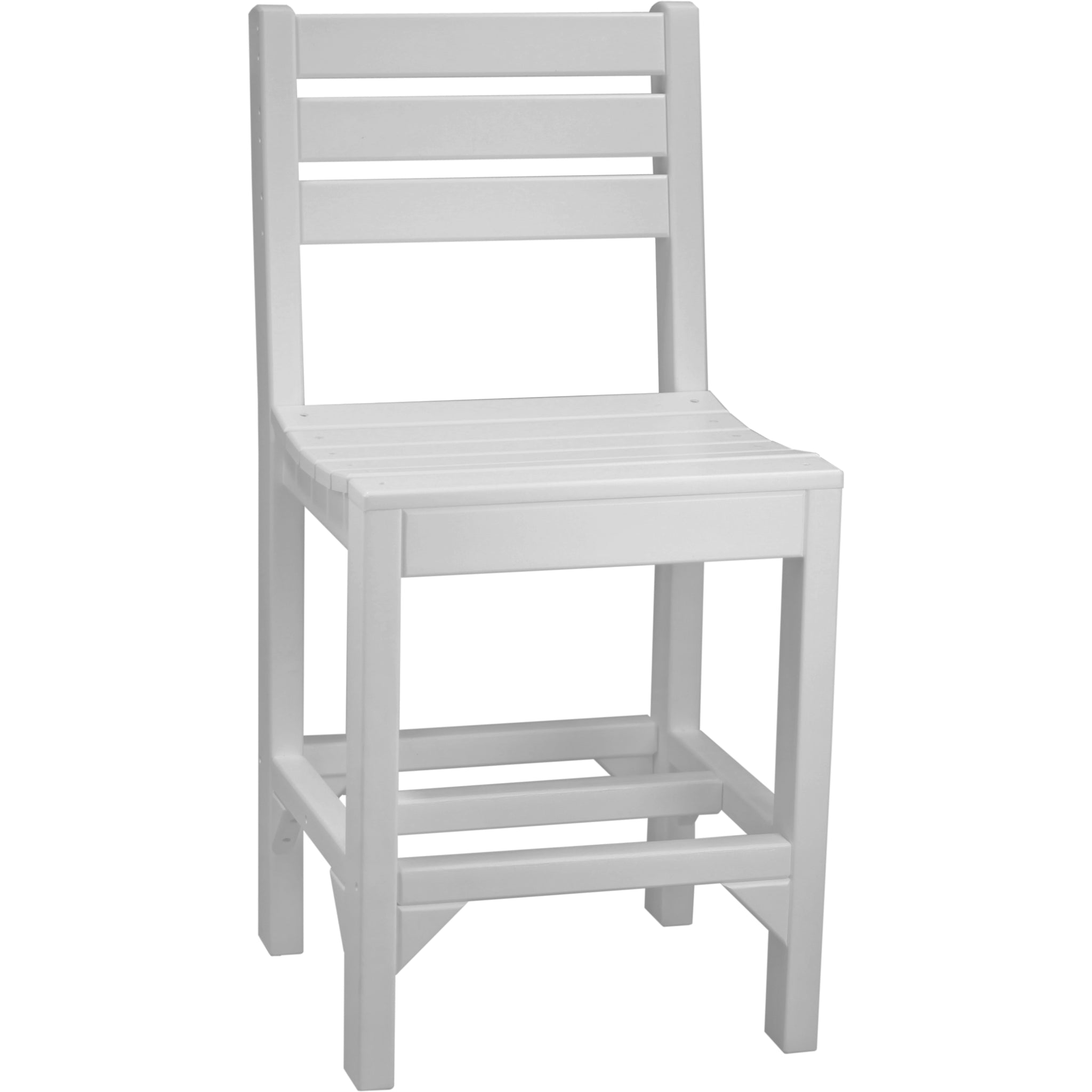 LuxCraft Island Side Chair – Outdoor Poly Counter Height Chair (ISC)
