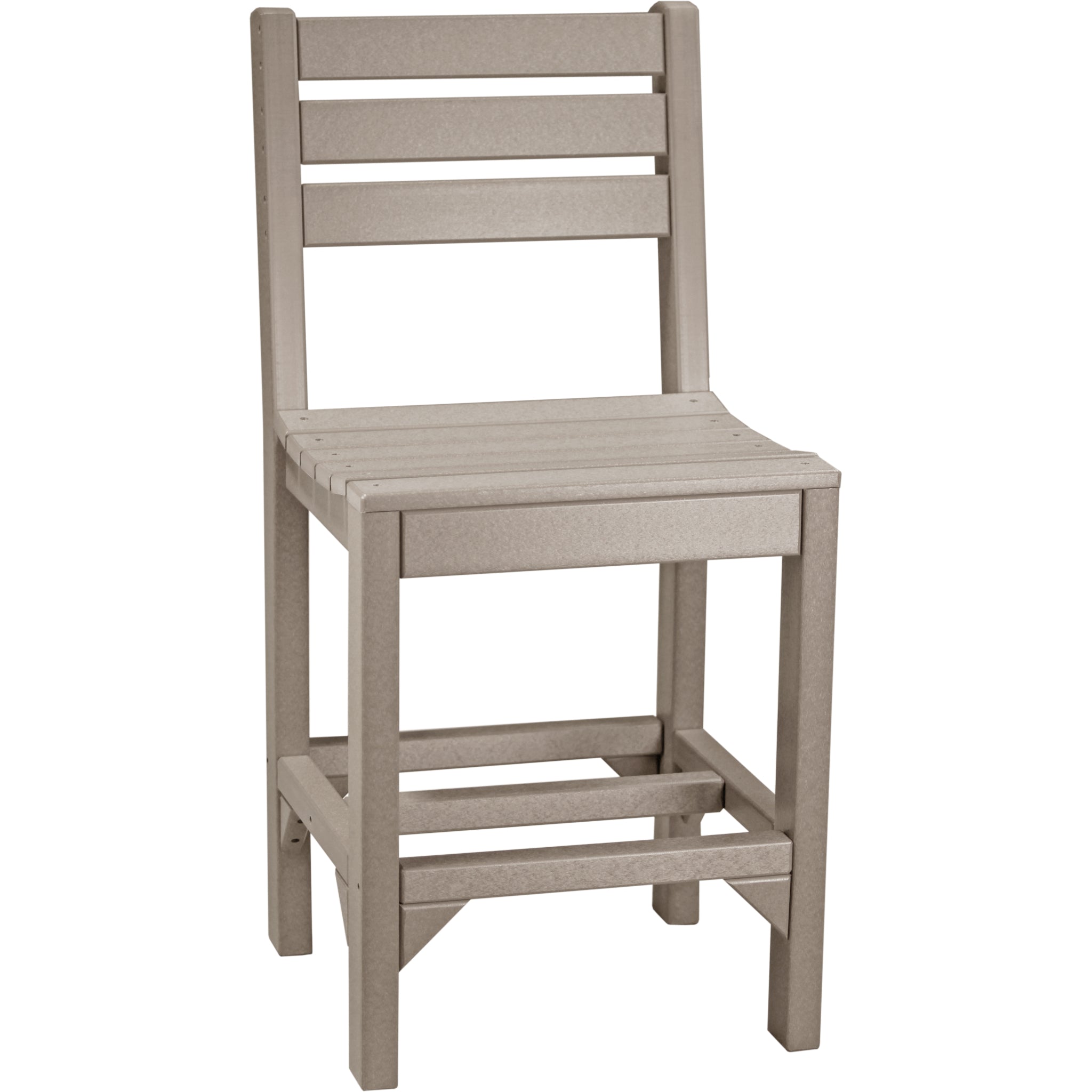 LuxCraft Island Side Chair – Outdoor Poly Counter Height Chair (ISC)