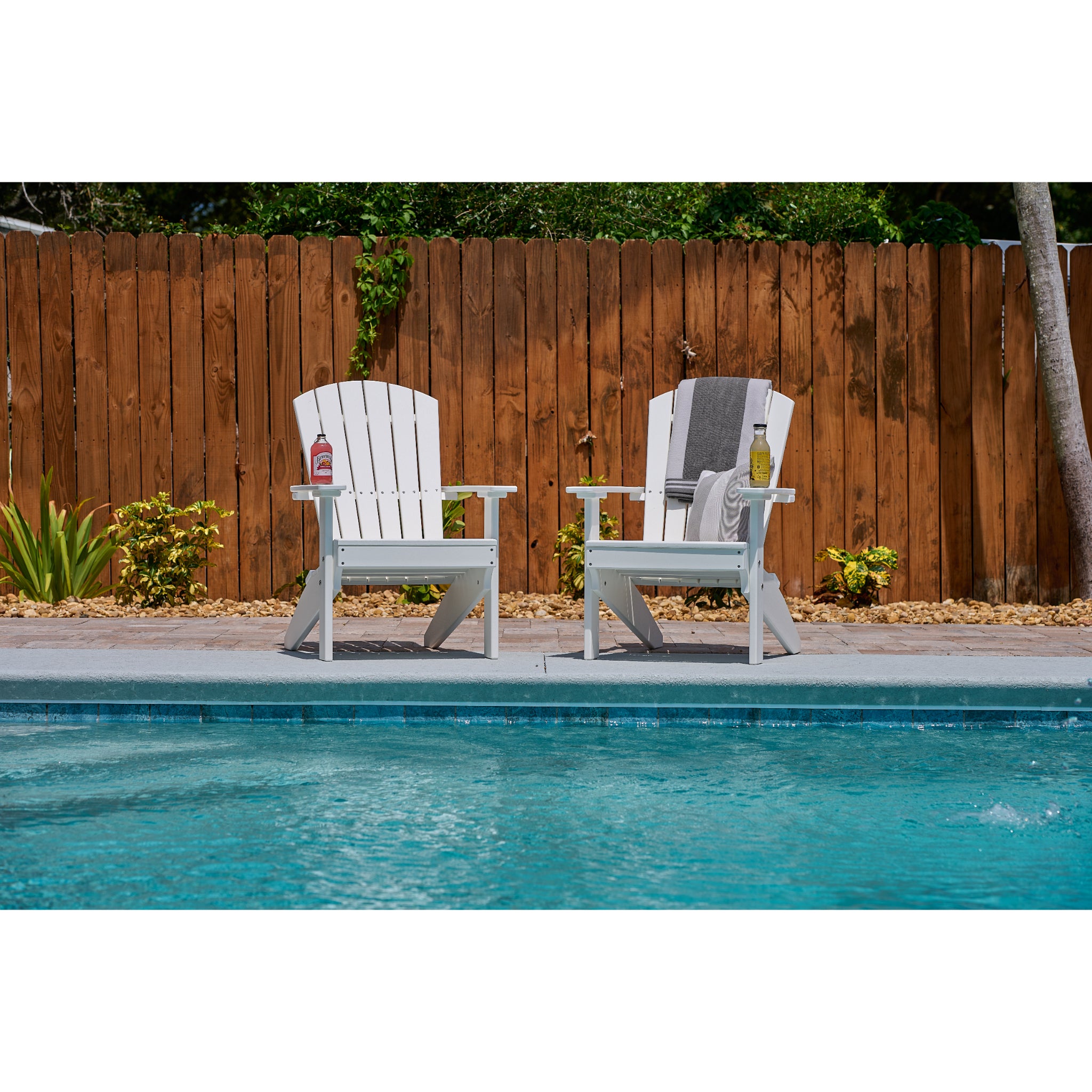 LuxCraft Lakeside Adirondack Chair – Outdoor Poly Lounge Chair (LAC)