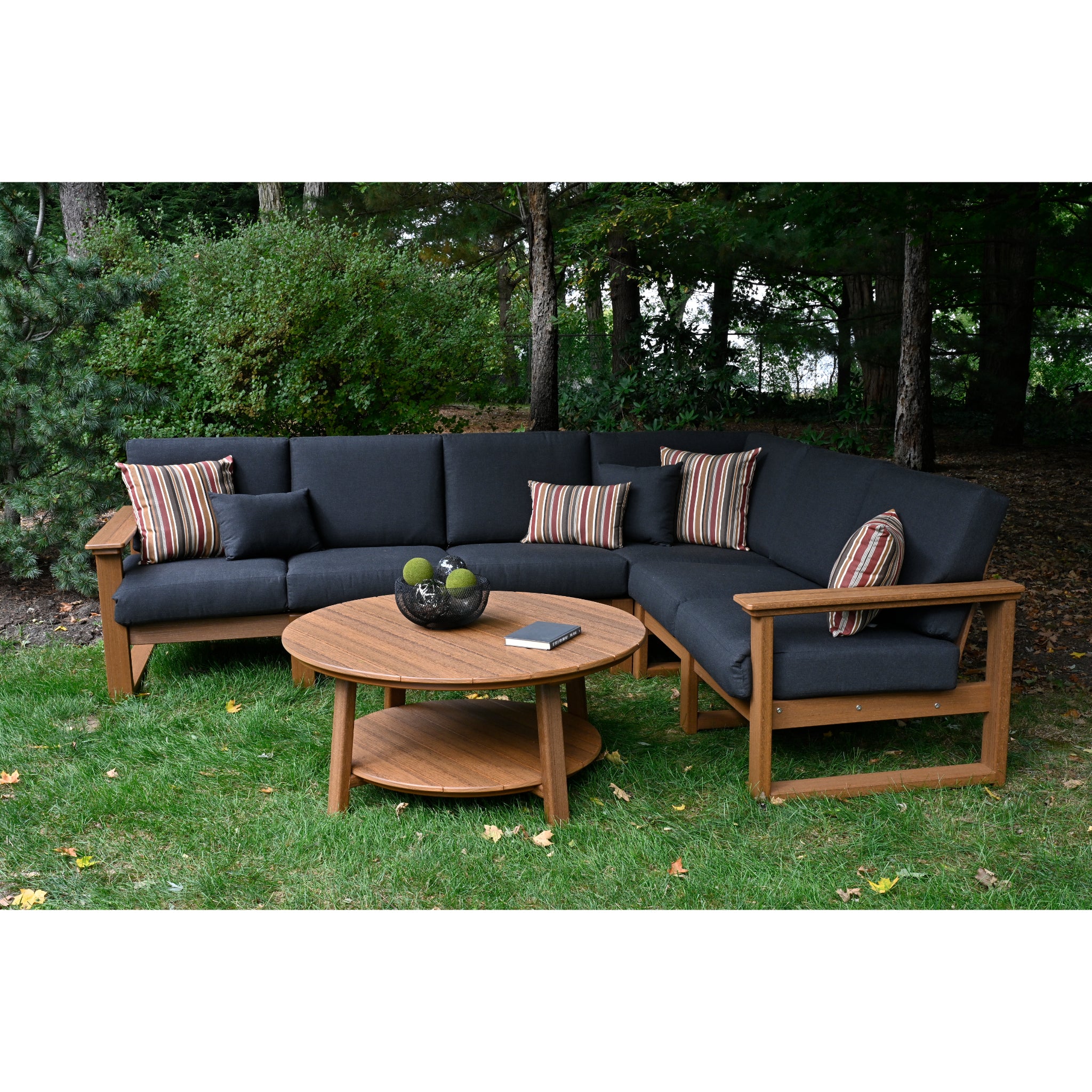 LuxCraft Lanai Deep Seating – Outdoor Poly Patio Lounge Set (LDS)