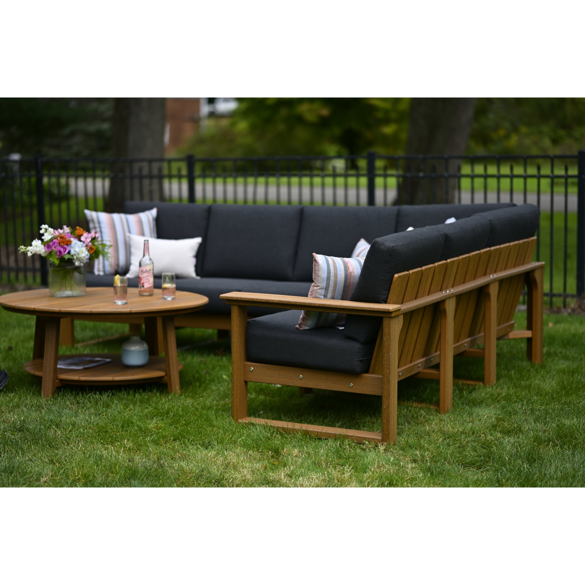 LuxCraft Lanai Deep Seating – Outdoor Poly Patio Lounge Set (LDS)