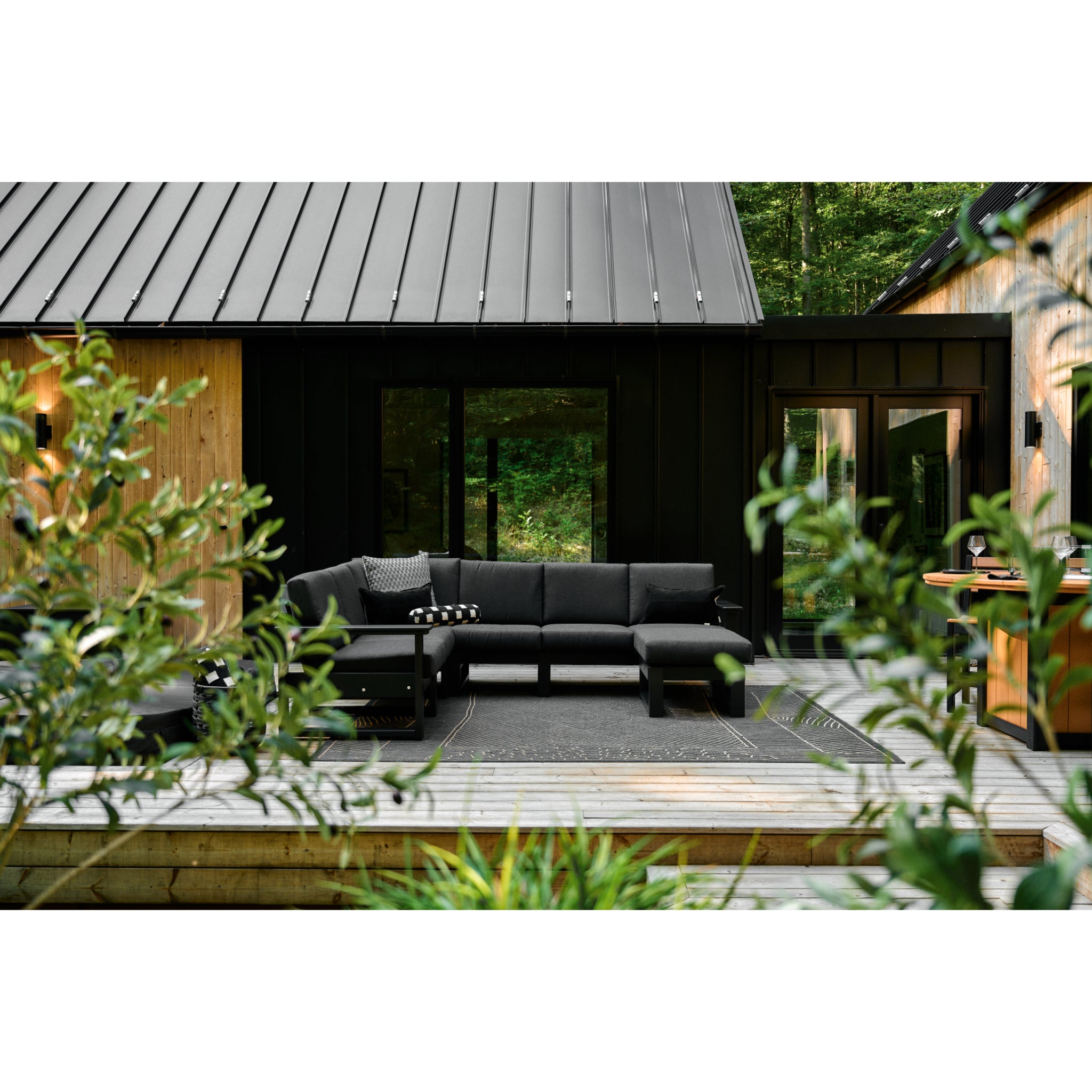 LuxCraft Lanai Deep Seating – Outdoor Poly Patio Lounge Set (LDS)