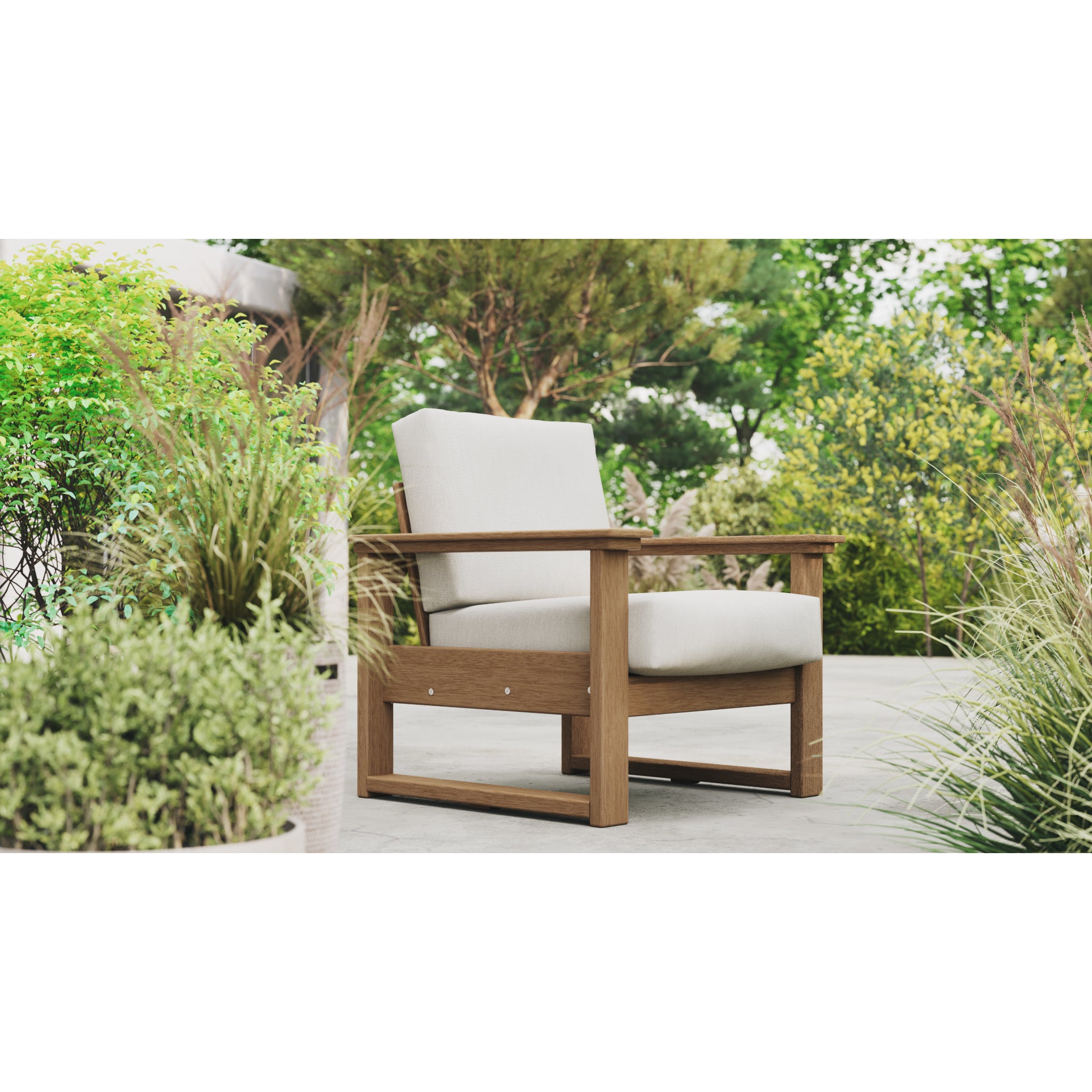 LuxCraft Lanai Deep Seating – Outdoor Poly Patio Lounge Set (LDS)