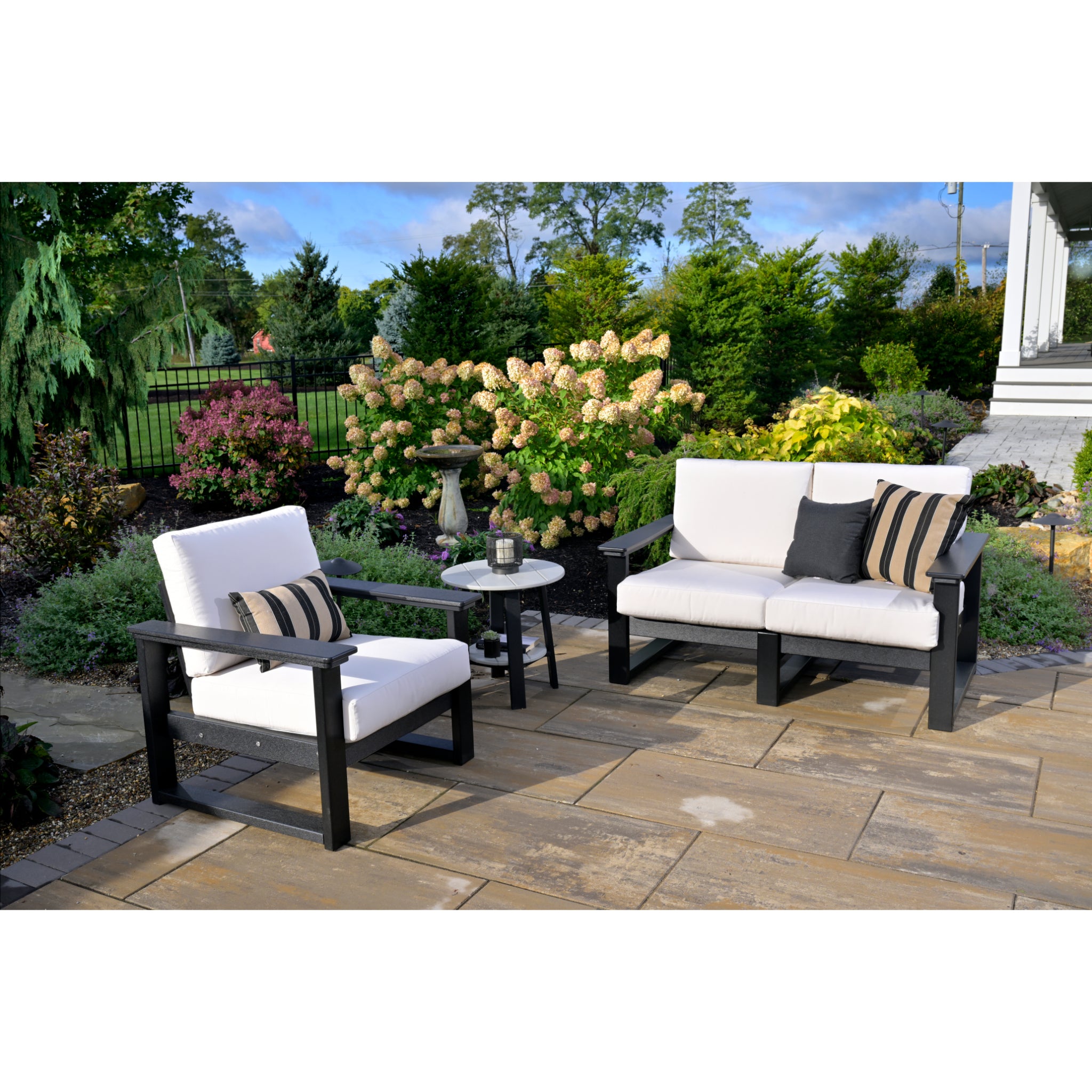LuxCraft Lanai Deep Seating – Outdoor Poly Patio Lounge Set (LDS)