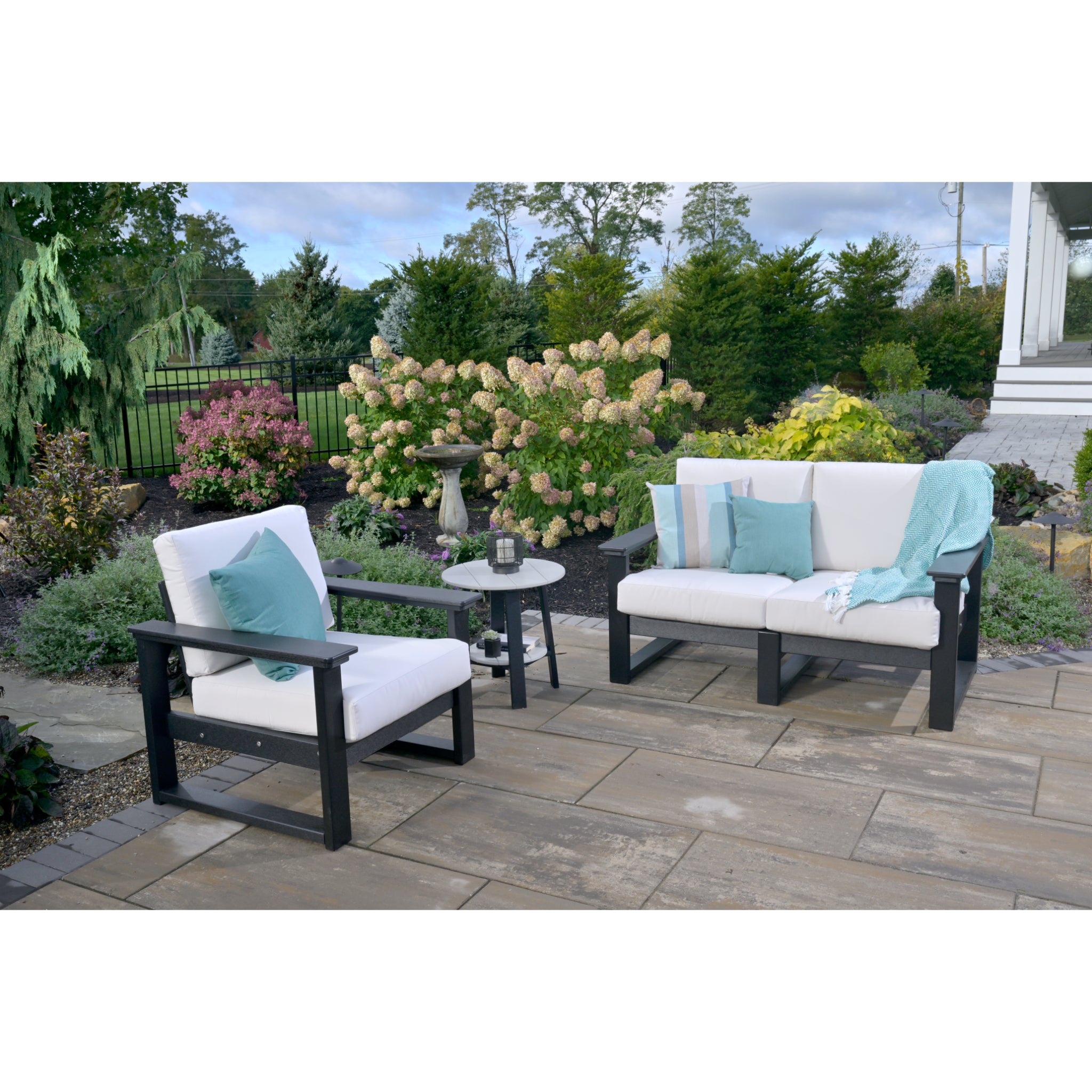 LuxCraft Lanai Deep Seating – Outdoor Poly Patio Lounge Set (LDS)