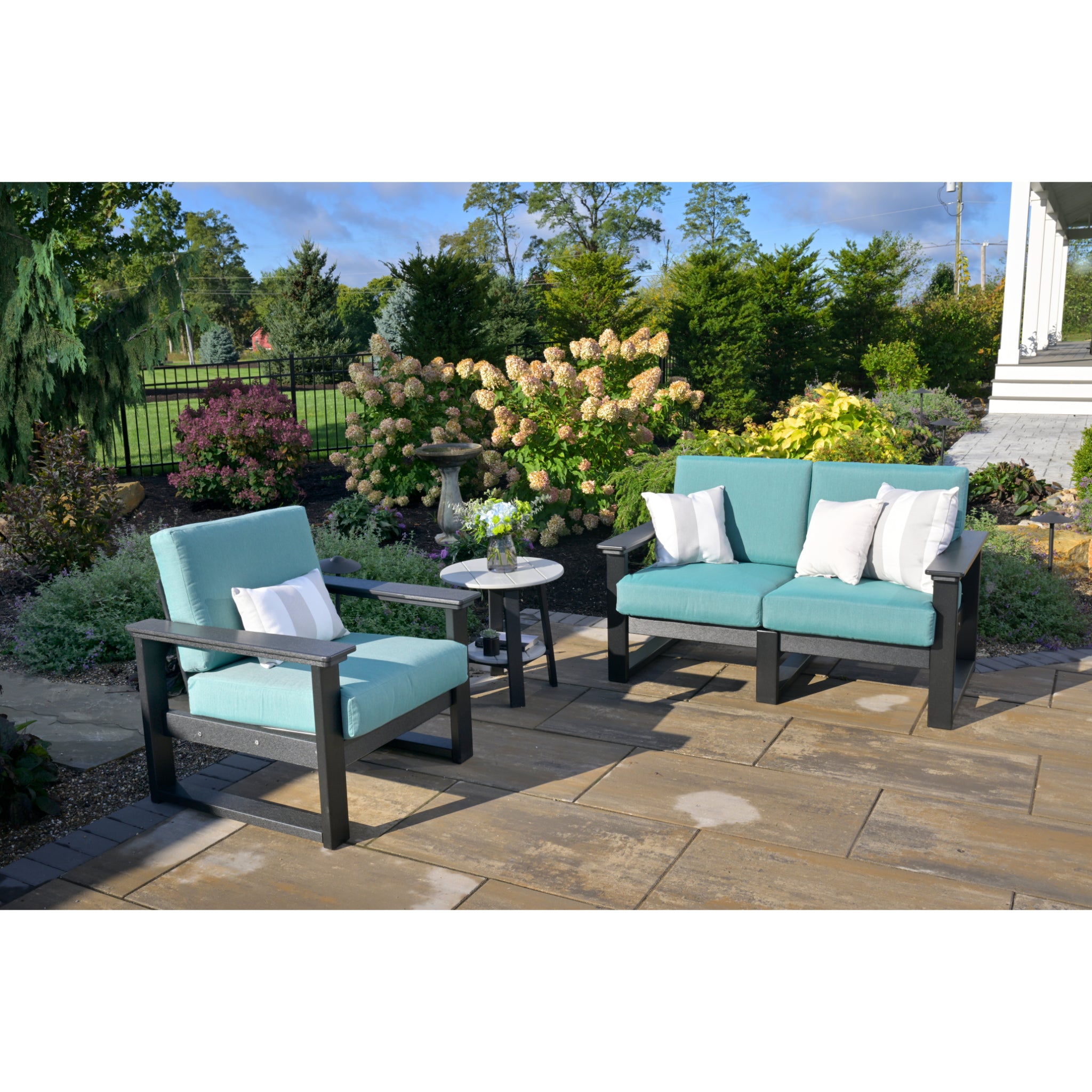LuxCraft Lanai Deep Seating – Outdoor Poly Patio Lounge Set (LDS)