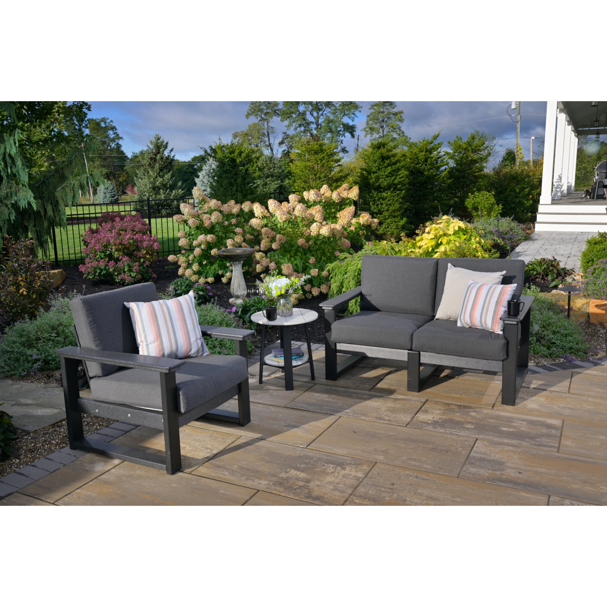 LuxCraft Lanai Deep Seating – Outdoor Poly Patio Lounge Set (LDS)