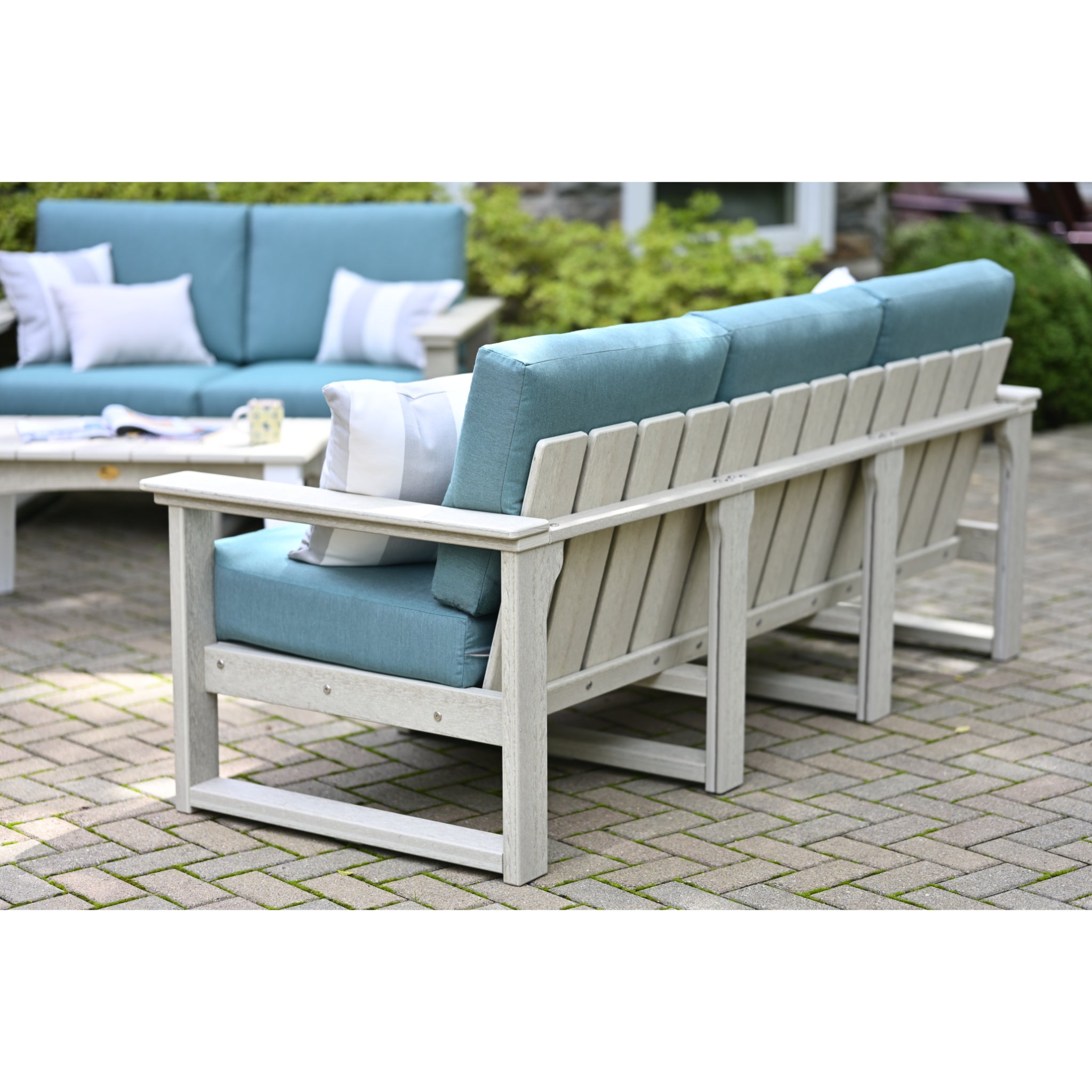 LuxCraft Lanai Deep Seating – Outdoor Poly Patio Lounge Set (LDS)