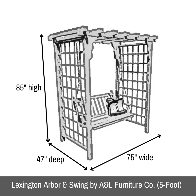 Lexington Arbor & Swing