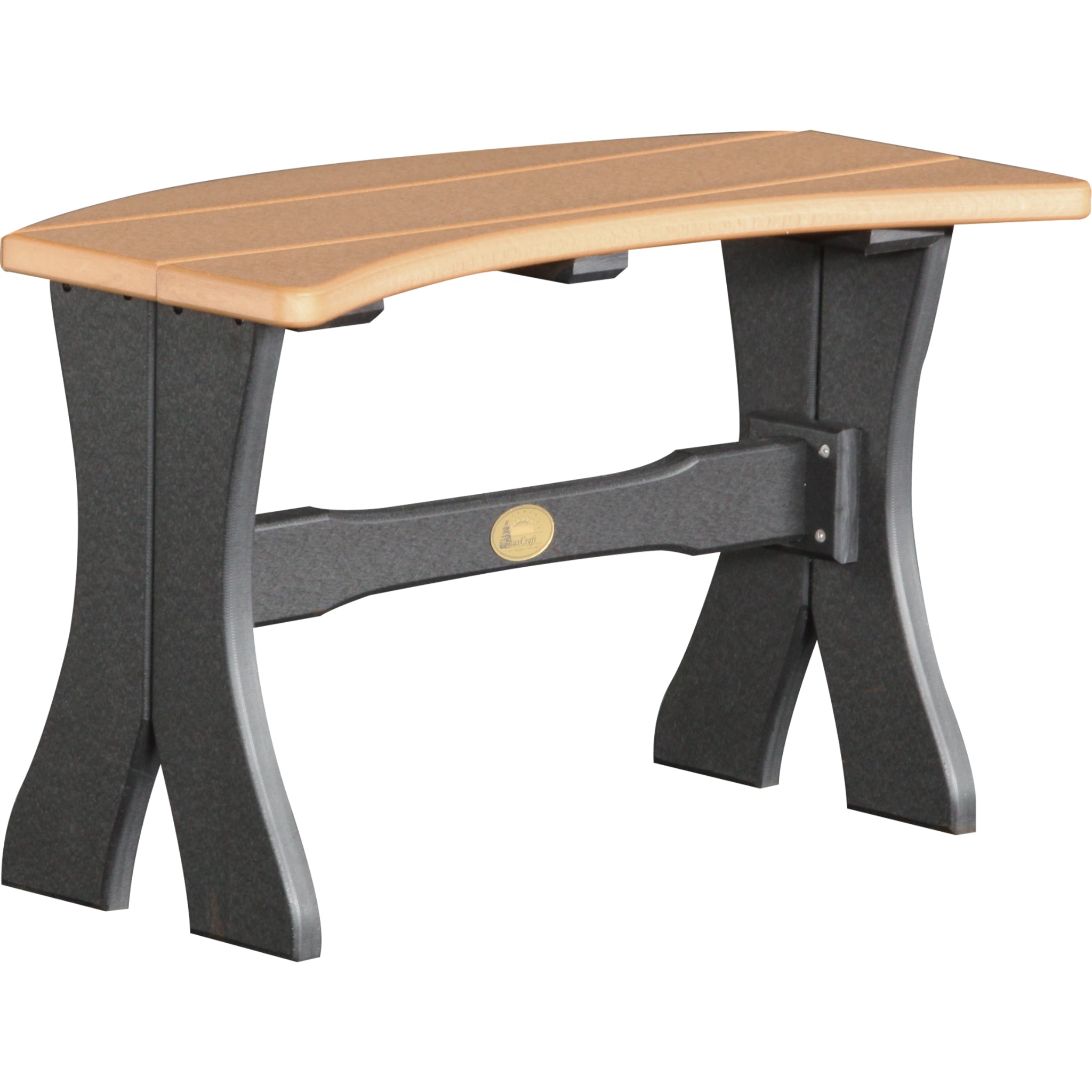 LuxCraft 28″ Table Bench – Outdoor Poly Patio Bench (P28TB)