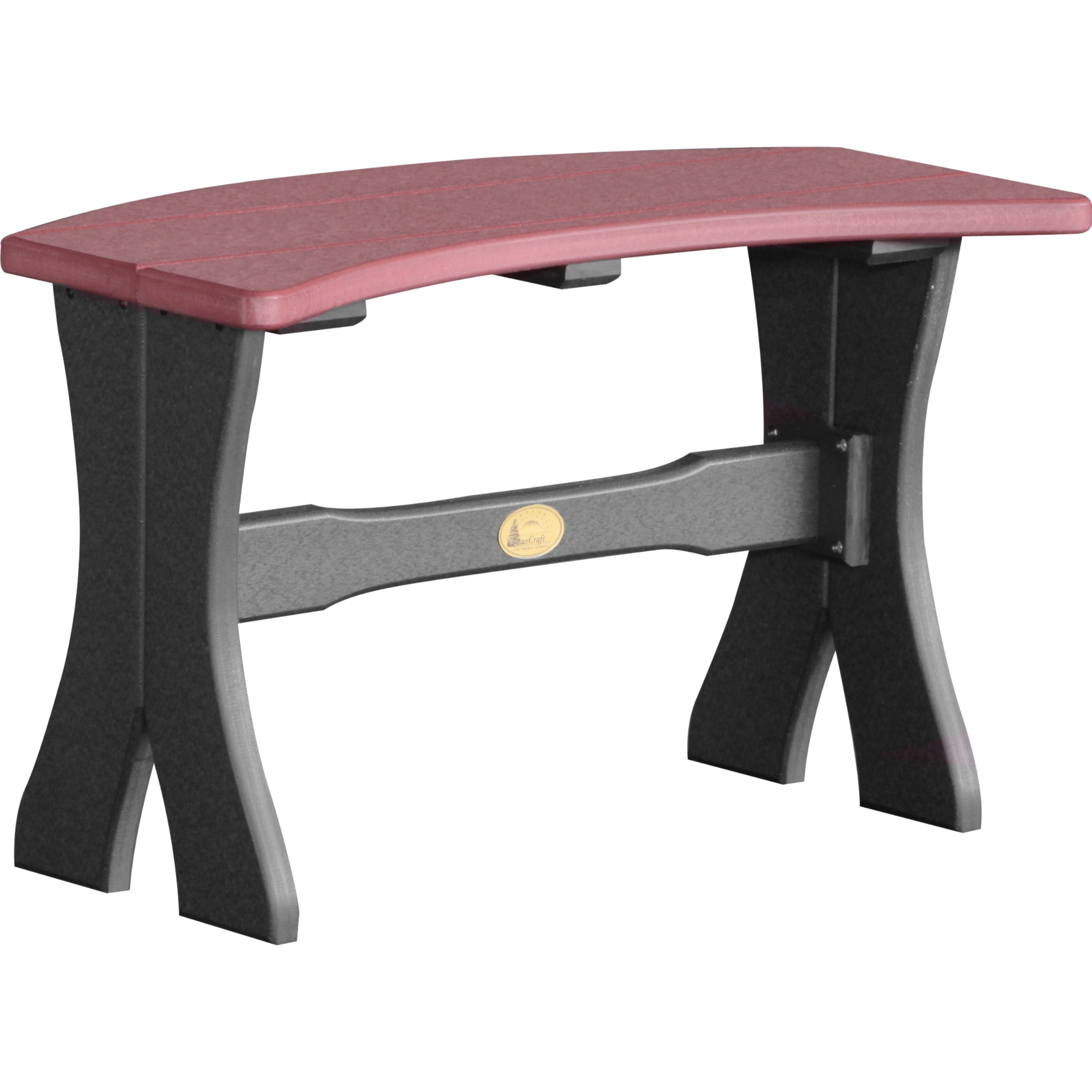 LuxCraft 28″ Table Bench – Outdoor Poly Patio Bench (P28TB)