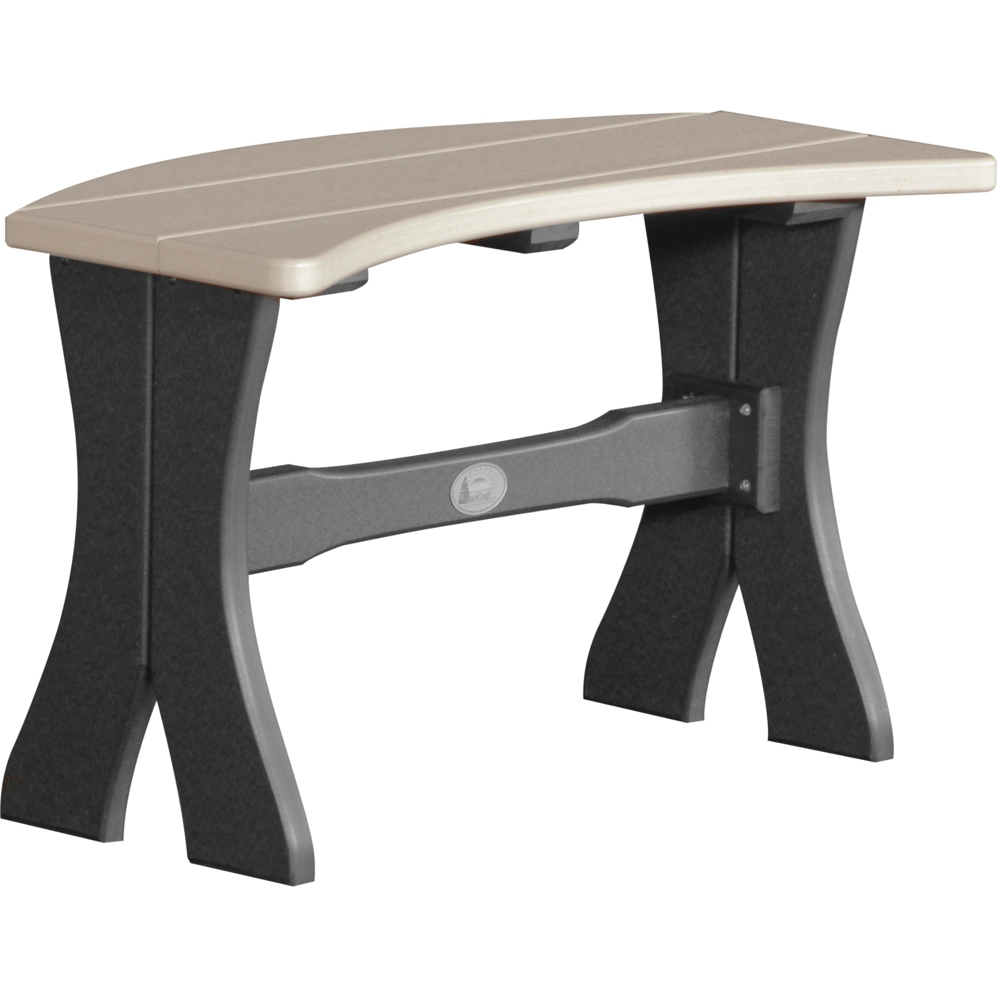 LuxCraft 28″ Table Bench – Outdoor Poly Patio Bench (P28TB)