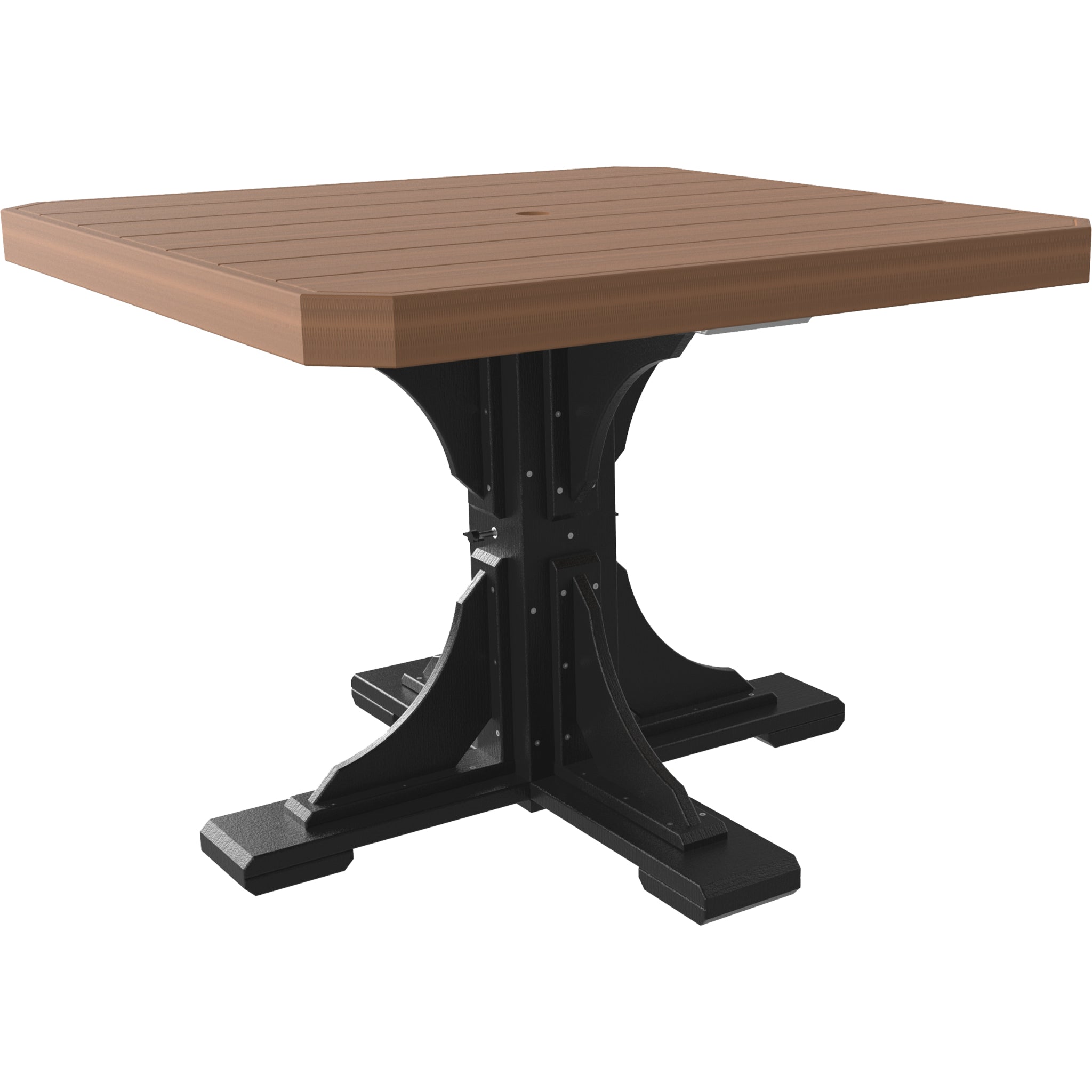 LuxCraft 41″ Square Table – Outdoor Poly Patio Dining Table (P41ST)