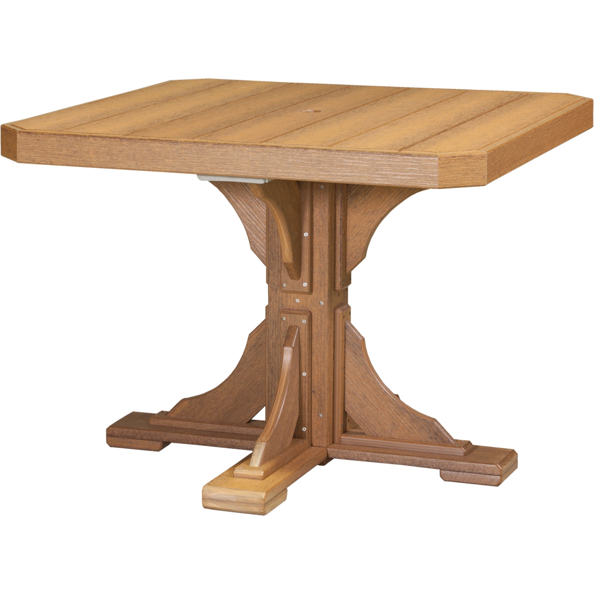 LuxCraft 41″ Square Table – Outdoor Poly Patio Dining Table (P41ST)