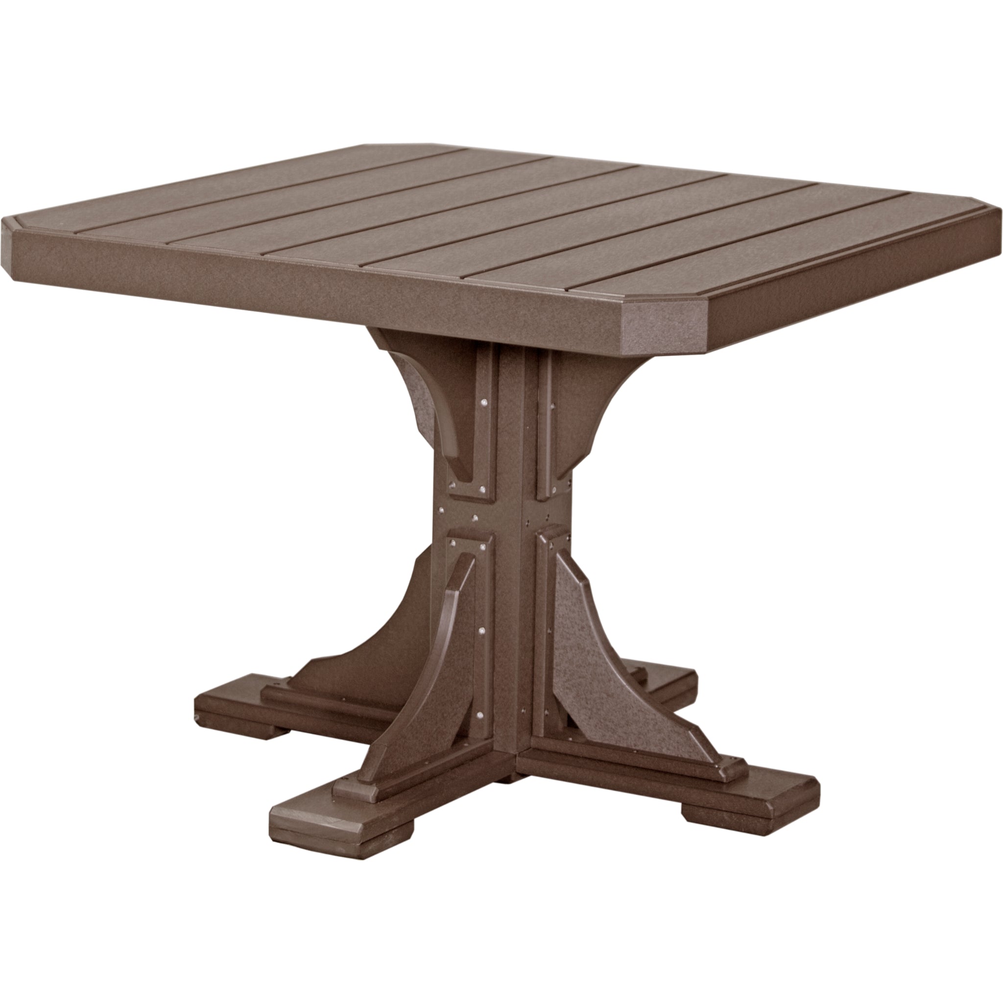 LuxCraft 41″ Square Table – Outdoor Poly Patio Dining Table (P41ST)