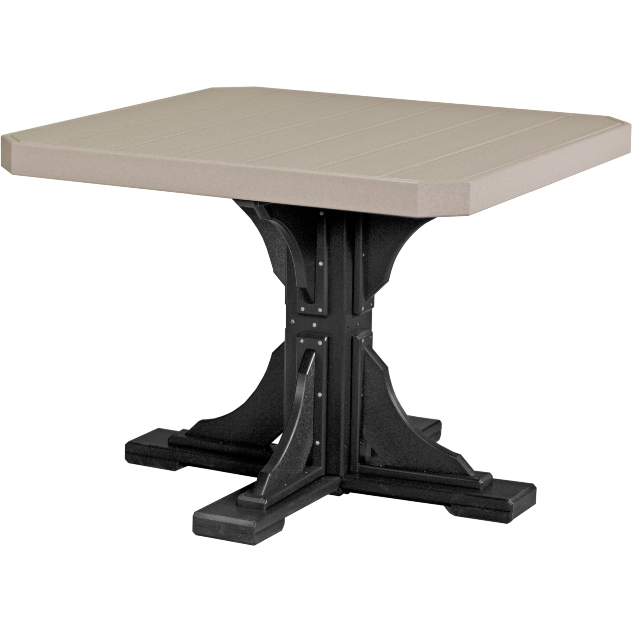 LuxCraft 41″ Square Table – Outdoor Poly Patio Dining Table (P41ST)