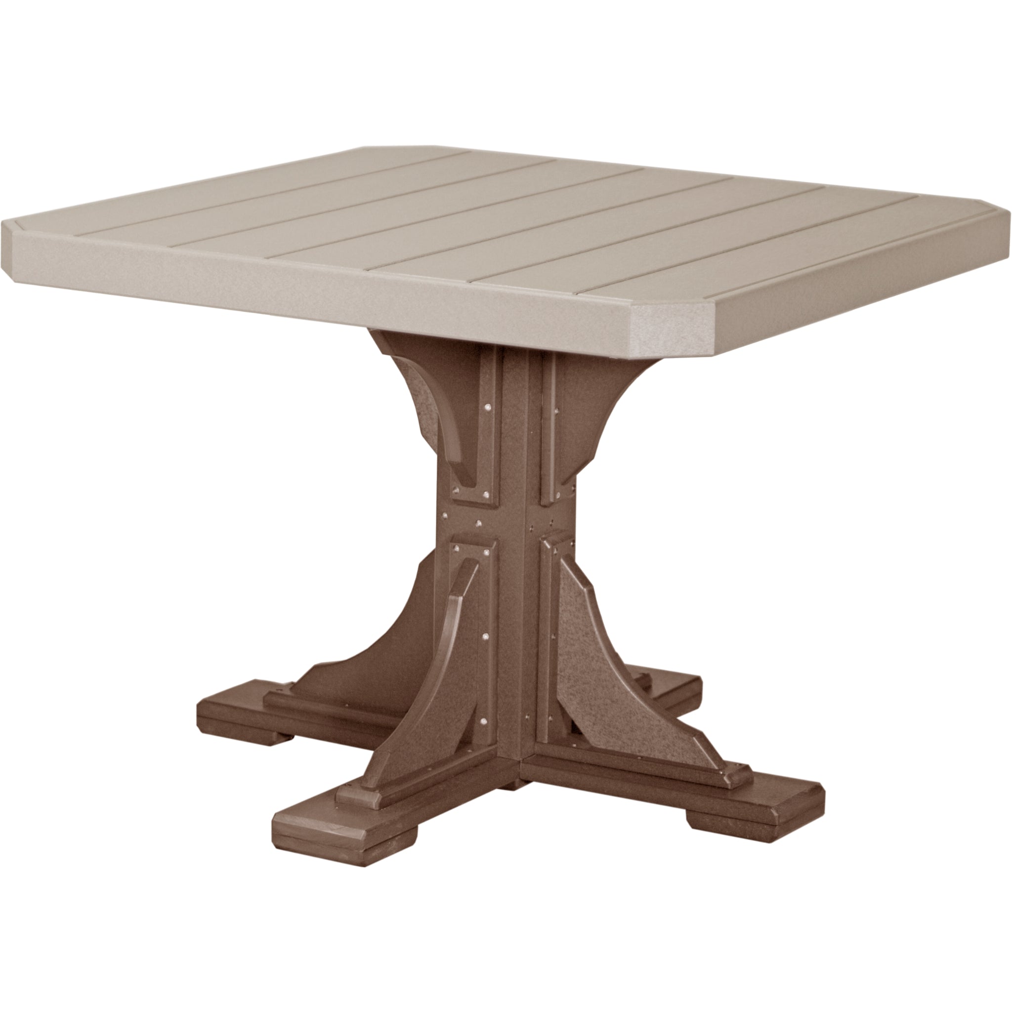 LuxCraft 41″ Square Table – Outdoor Poly Patio Dining Table (P41ST)