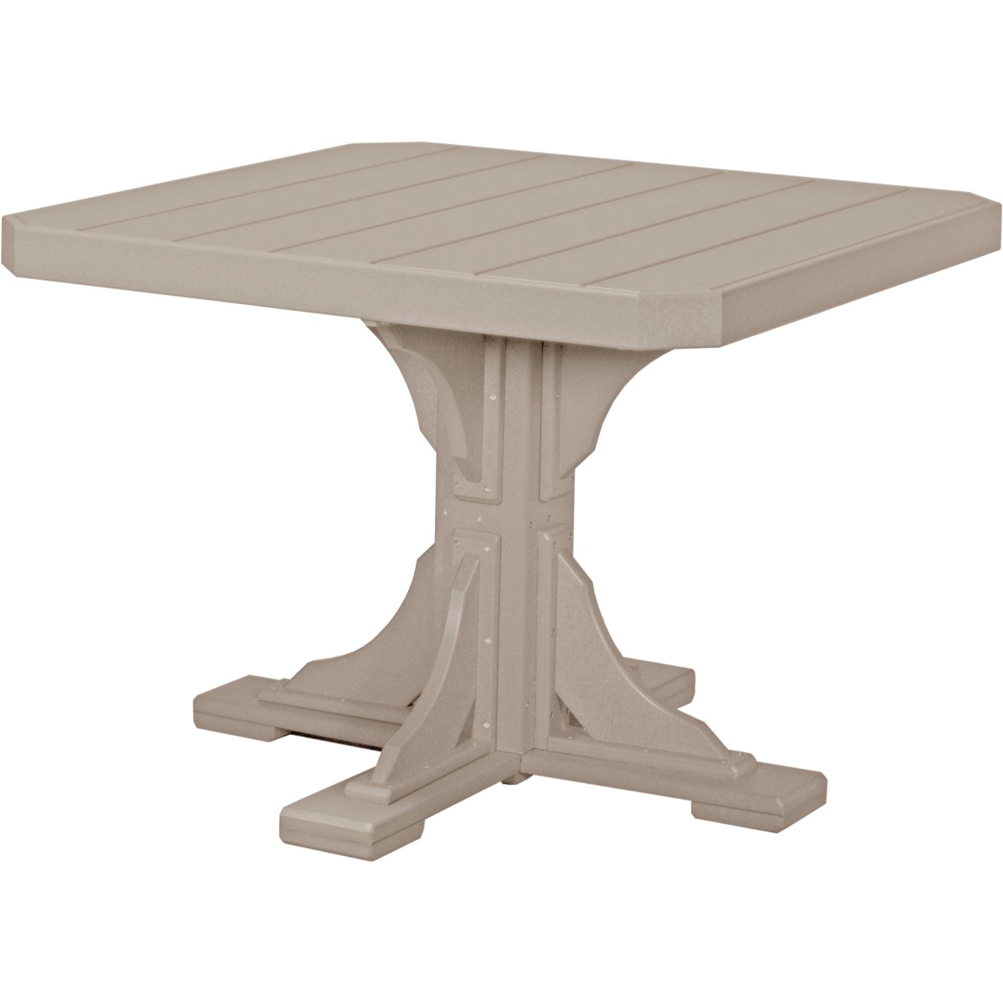 LuxCraft 41″ Square Table – Outdoor Poly Patio Dining Table (P41ST)