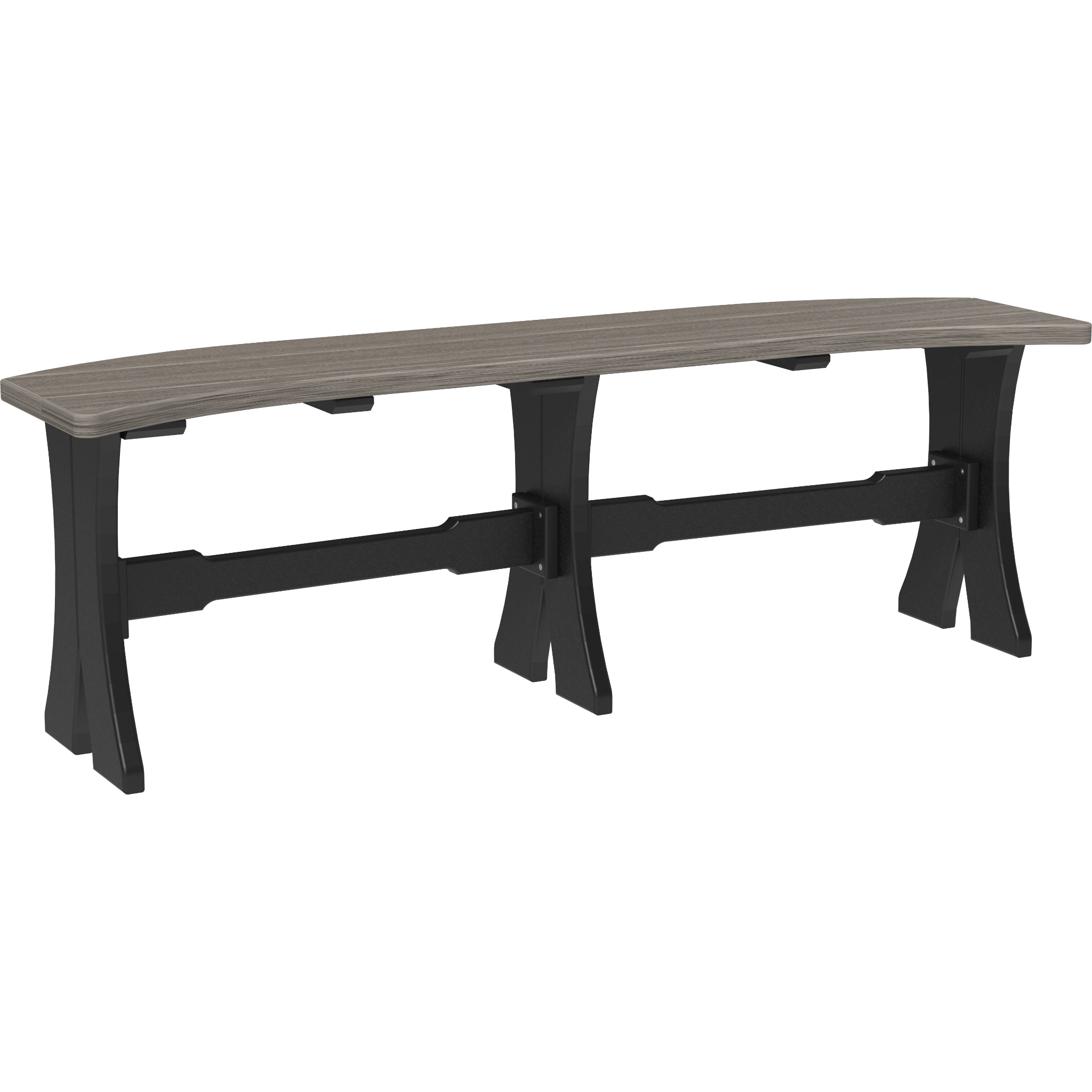 LuxCraft 52″ Table Bench – Outdoor Poly Patio Bench (P52TB)