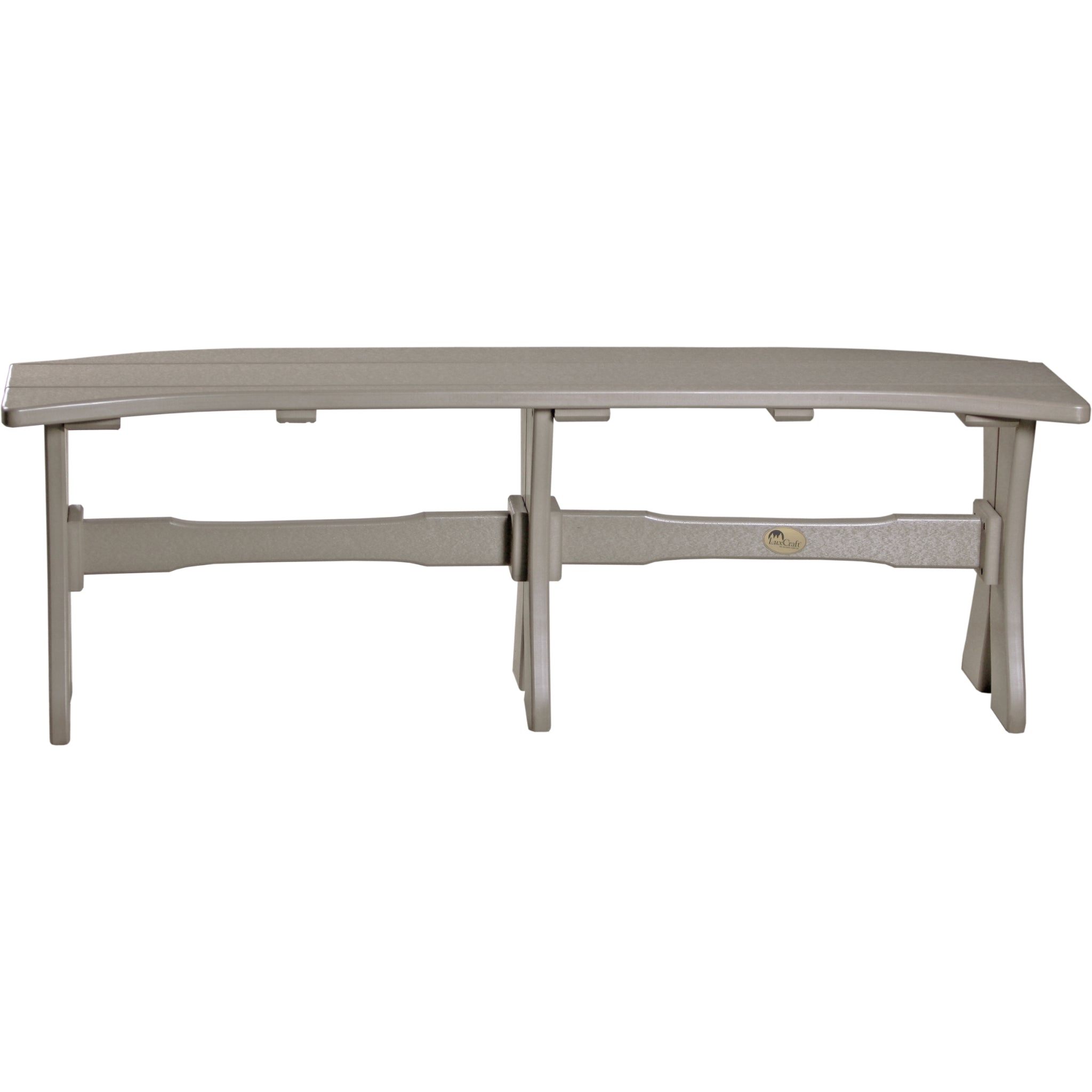 LuxCraft 52″ Table Bench – Outdoor Poly Patio Bench (P52TB)