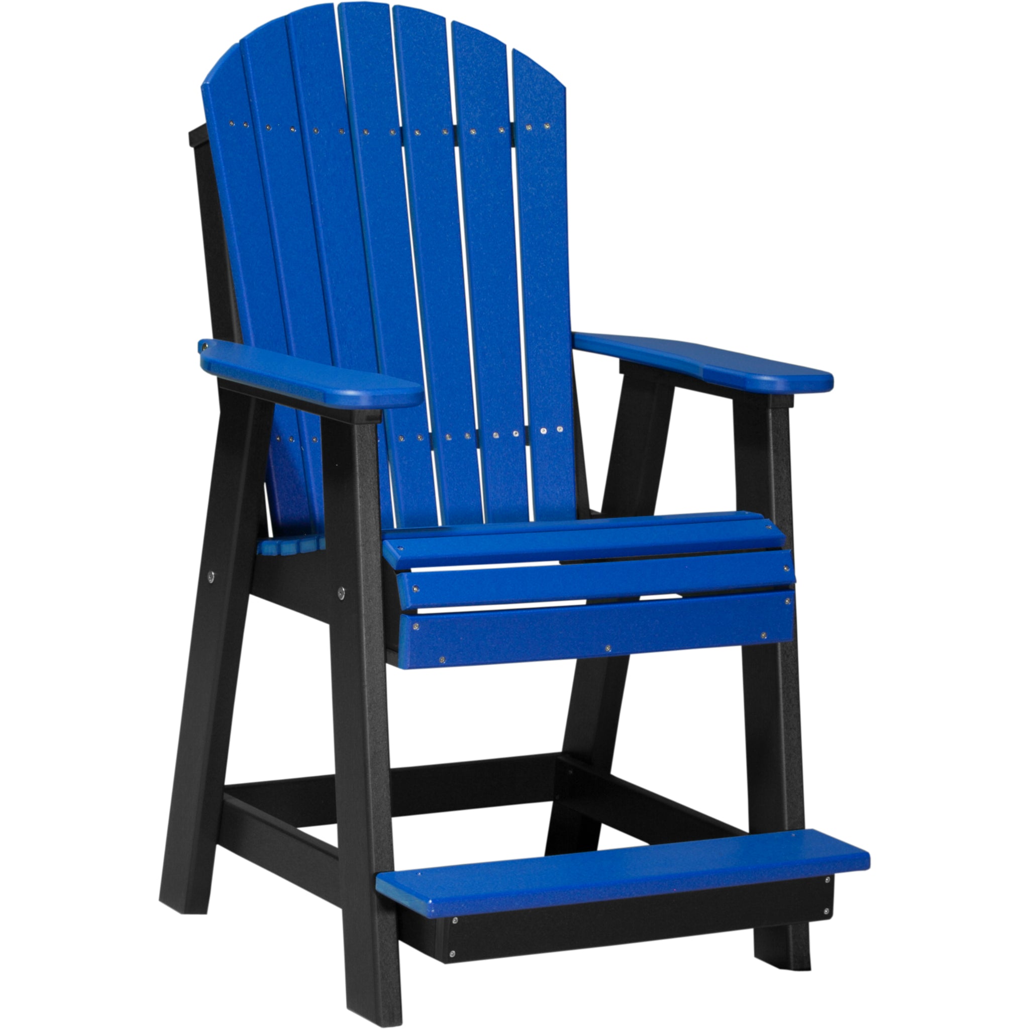 LuxCraft Adirondack Balcony Chair – Outdoor Poly High-Back Balcony Chair (PABC)