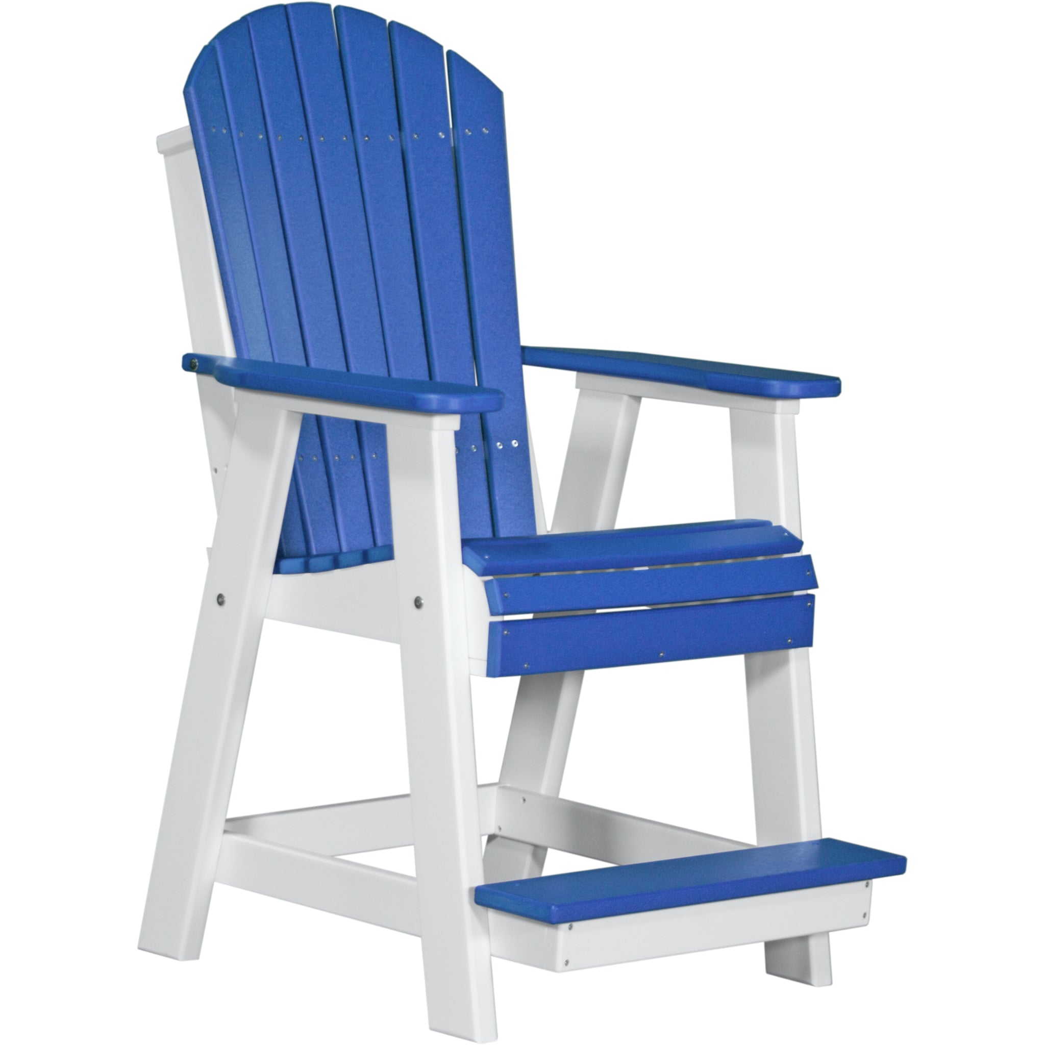LuxCraft Adirondack Balcony Chair – Outdoor Poly High-Back Balcony Chair (PABC)