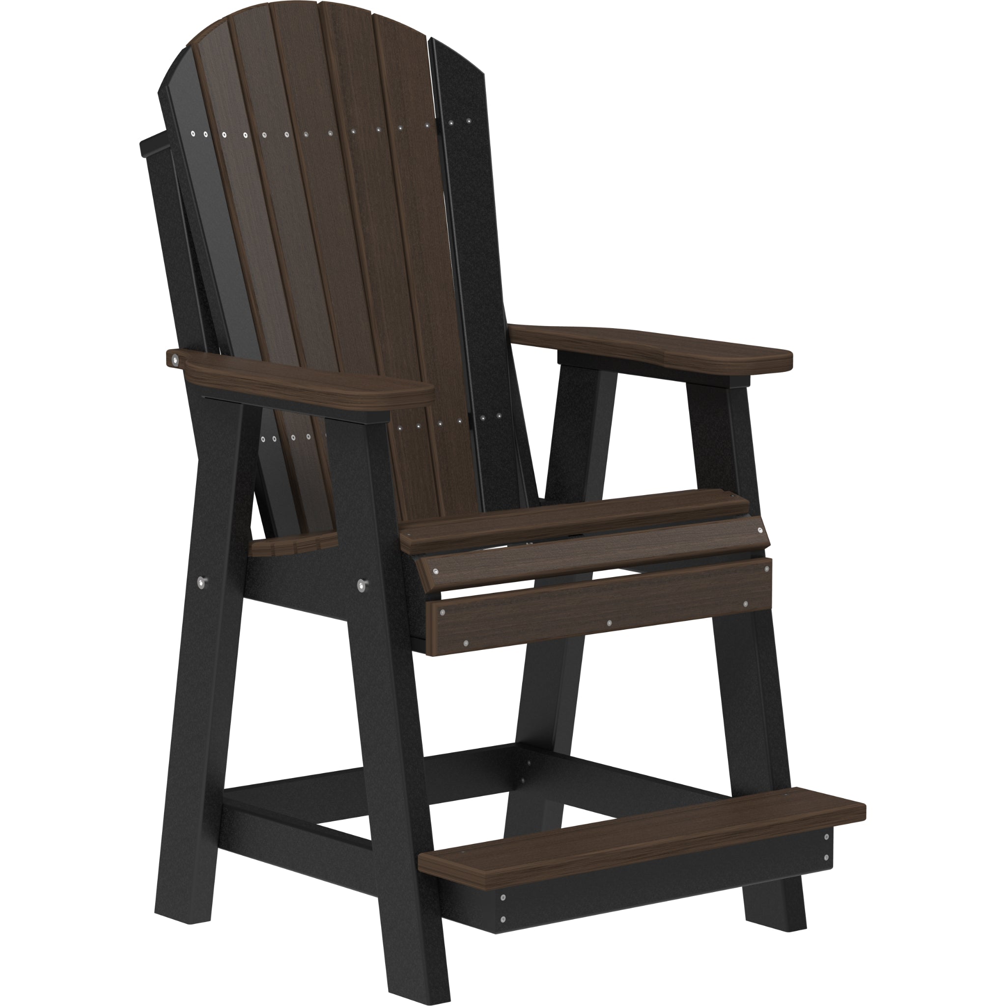 LuxCraft Adirondack Balcony Chair – Outdoor Poly High-Back Balcony Chair (PABC)