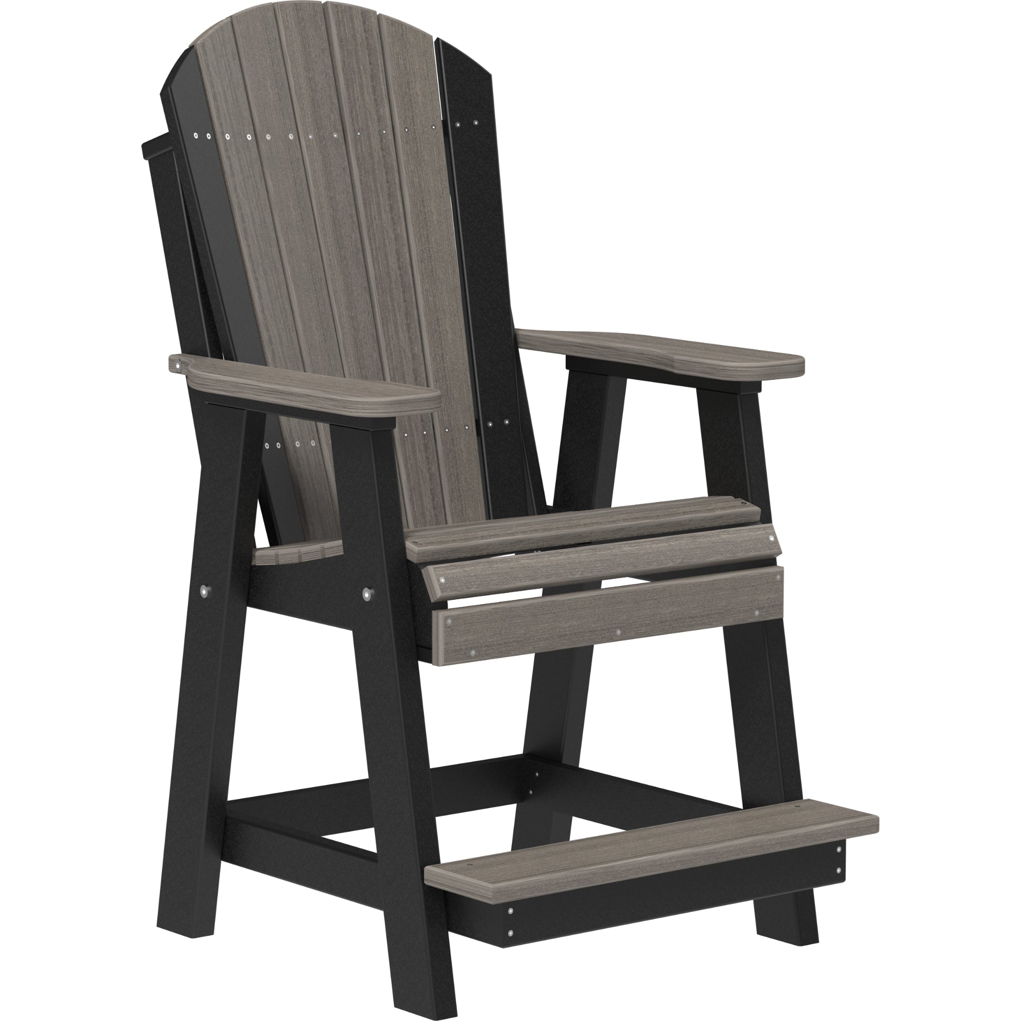 LuxCraft Adirondack Balcony Chair – Outdoor Poly High-Back Balcony Chair (PABC)