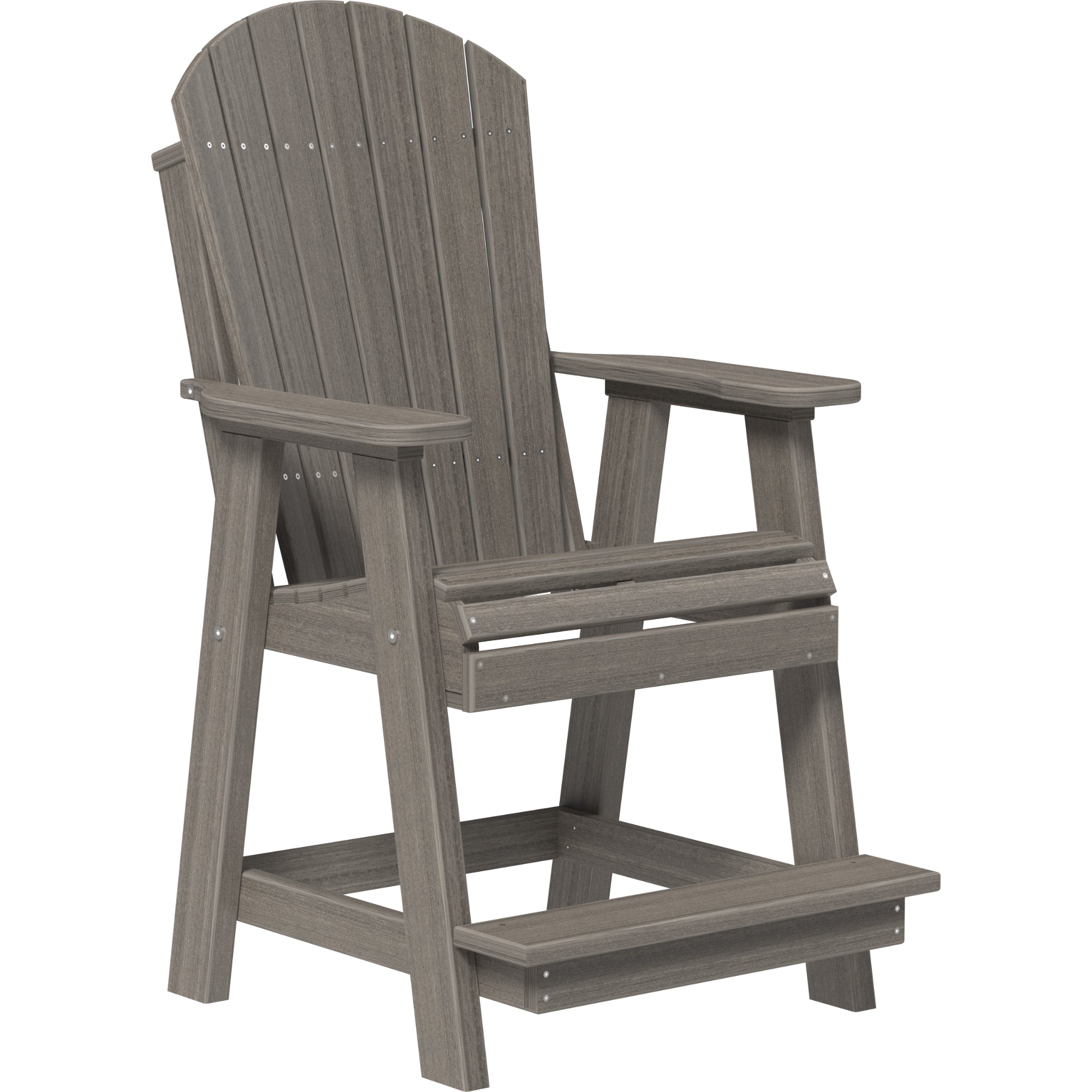 LuxCraft Adirondack Balcony Chair – Outdoor Poly High-Back Balcony Chair (PABC)