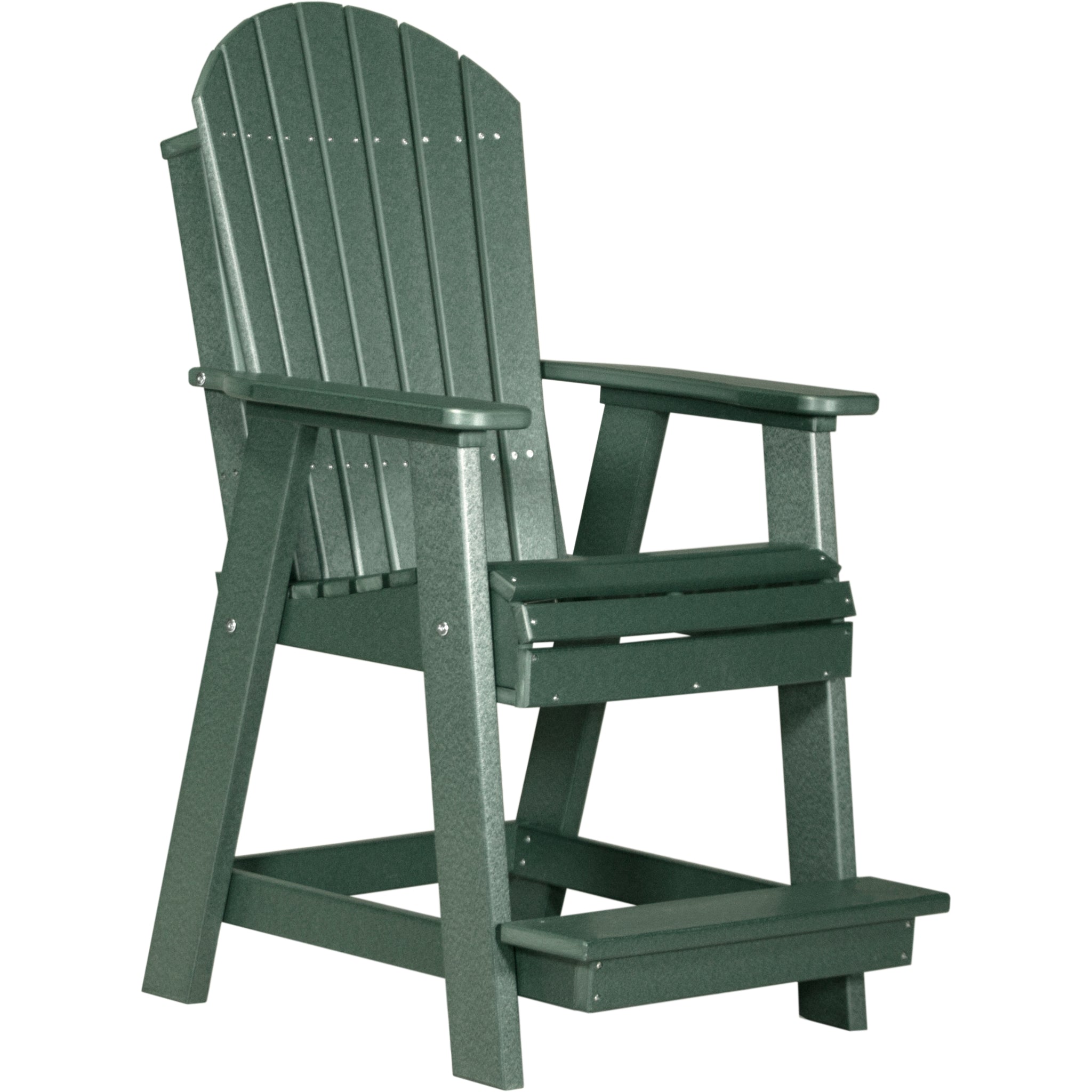 LuxCraft Adirondack Balcony Chair – Outdoor Poly High-Back Balcony Chair (PABC)