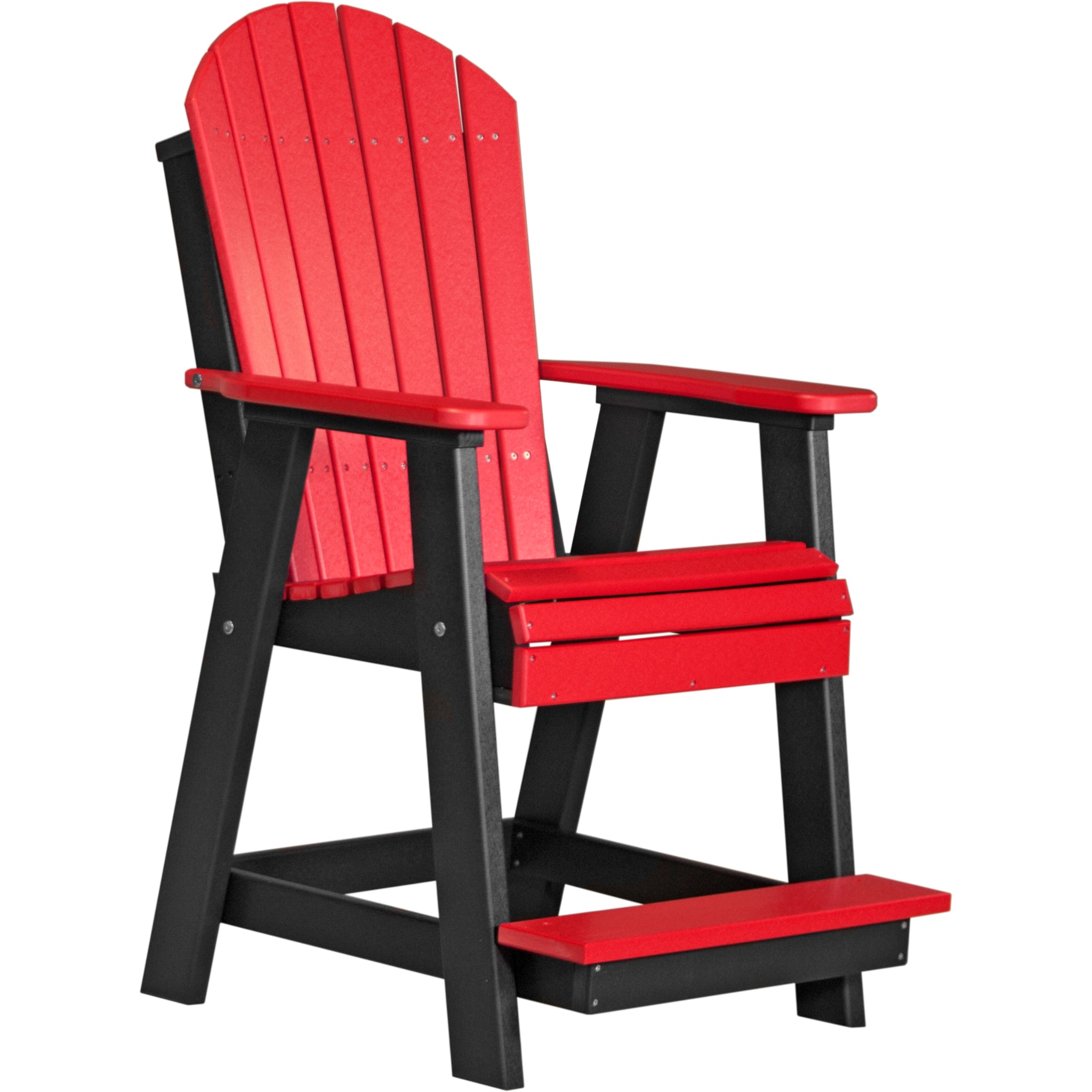 LuxCraft Adirondack Balcony Chair – Outdoor Poly High-Back Balcony Chair (PABC)