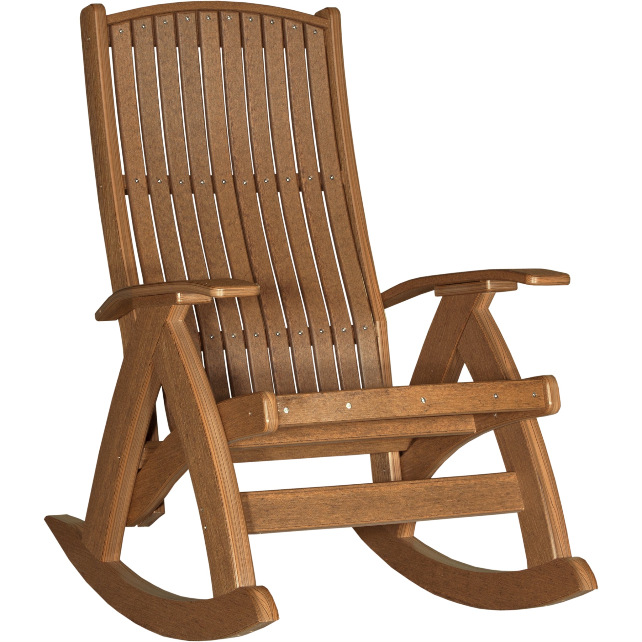 LuxCraft Comfort Rocker – Outdoor Poly Rocking Chair (PCR)