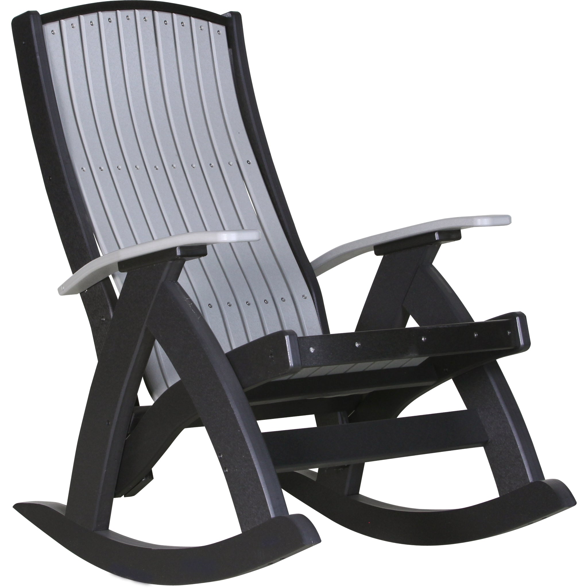 LuxCraft Comfort Rocker – Outdoor Poly Rocking Chair (PCR)