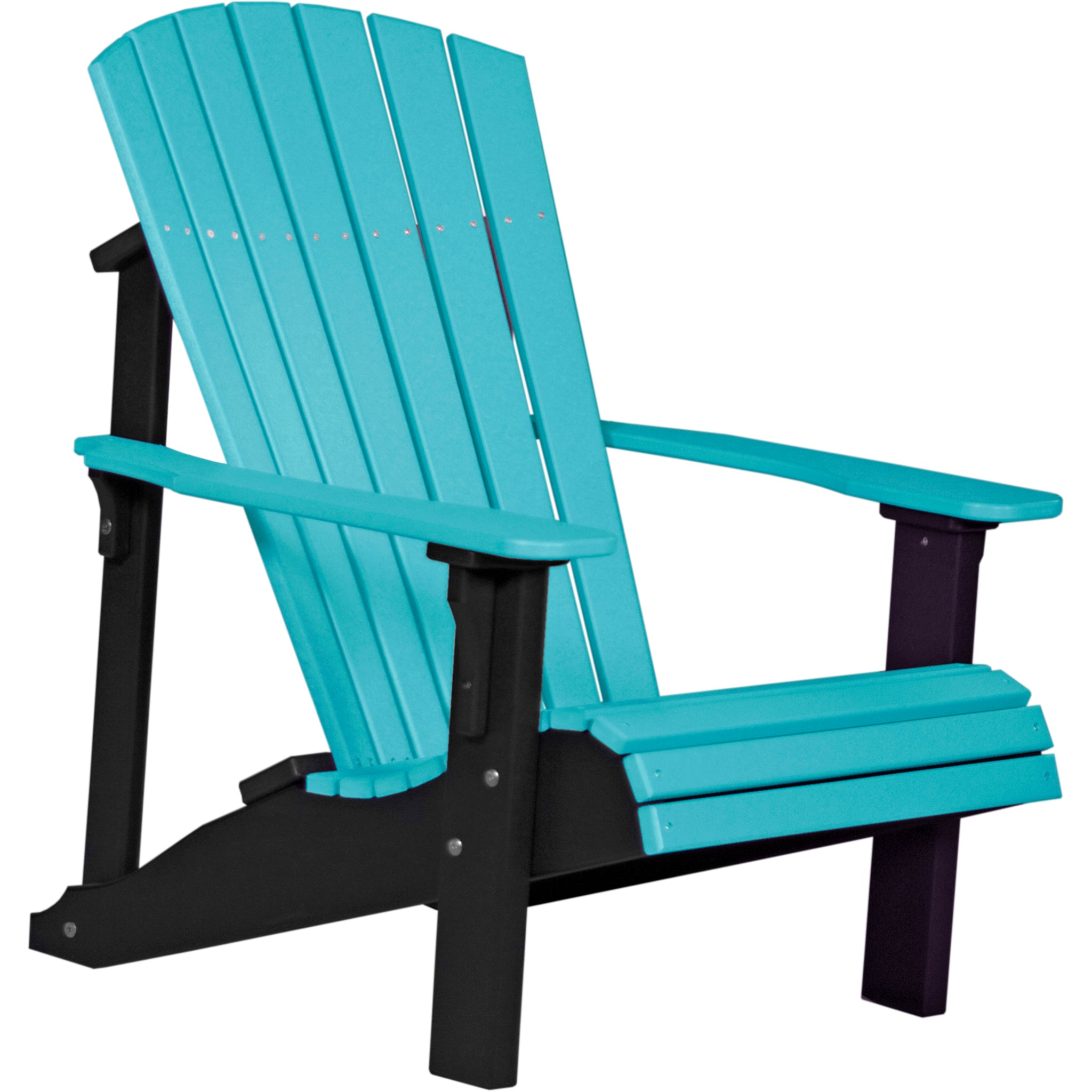 LuxCraft Deluxe Adirondack Chair – Outdoor Poly Lounge Chair (PDAC)