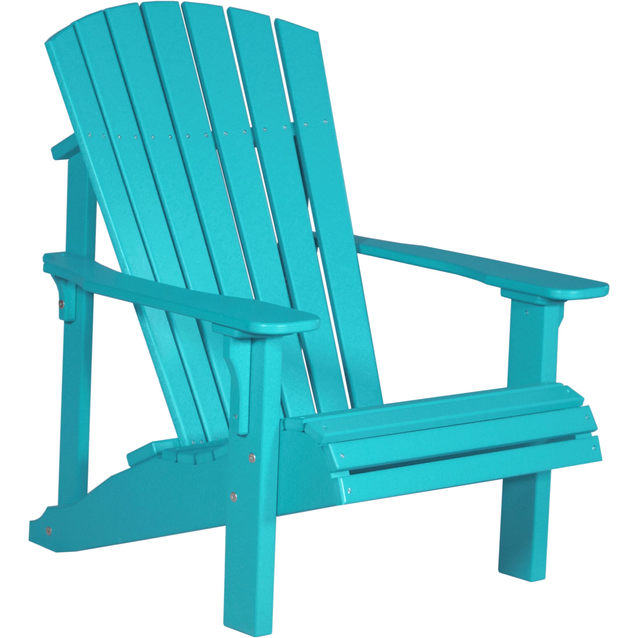 LuxCraft Deluxe Adirondack Chair – Outdoor Poly Lounge Chair (PDAC)