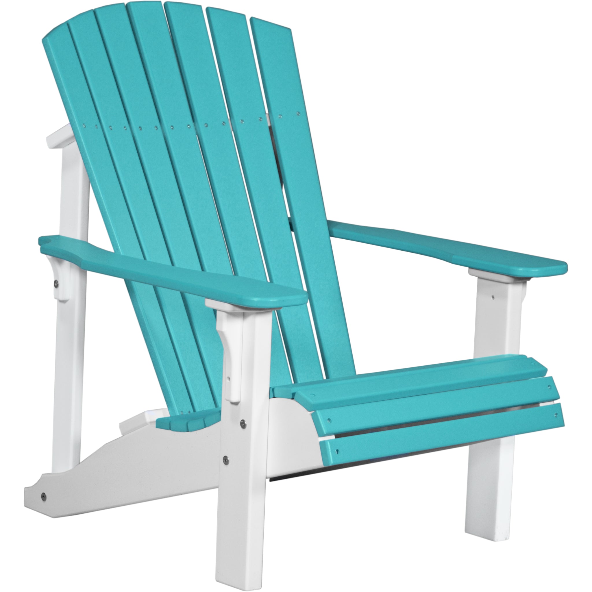 LuxCraft Deluxe Adirondack Chair – Outdoor Poly Lounge Chair (PDAC)