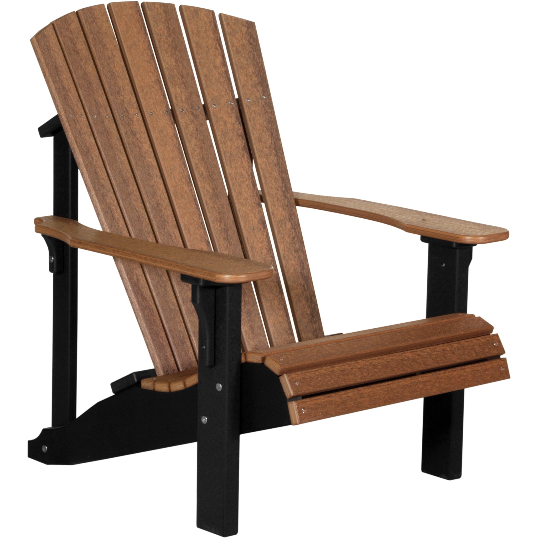 LuxCraft Deluxe Adirondack Chair – Outdoor Poly Lounge Chair (PDAC)