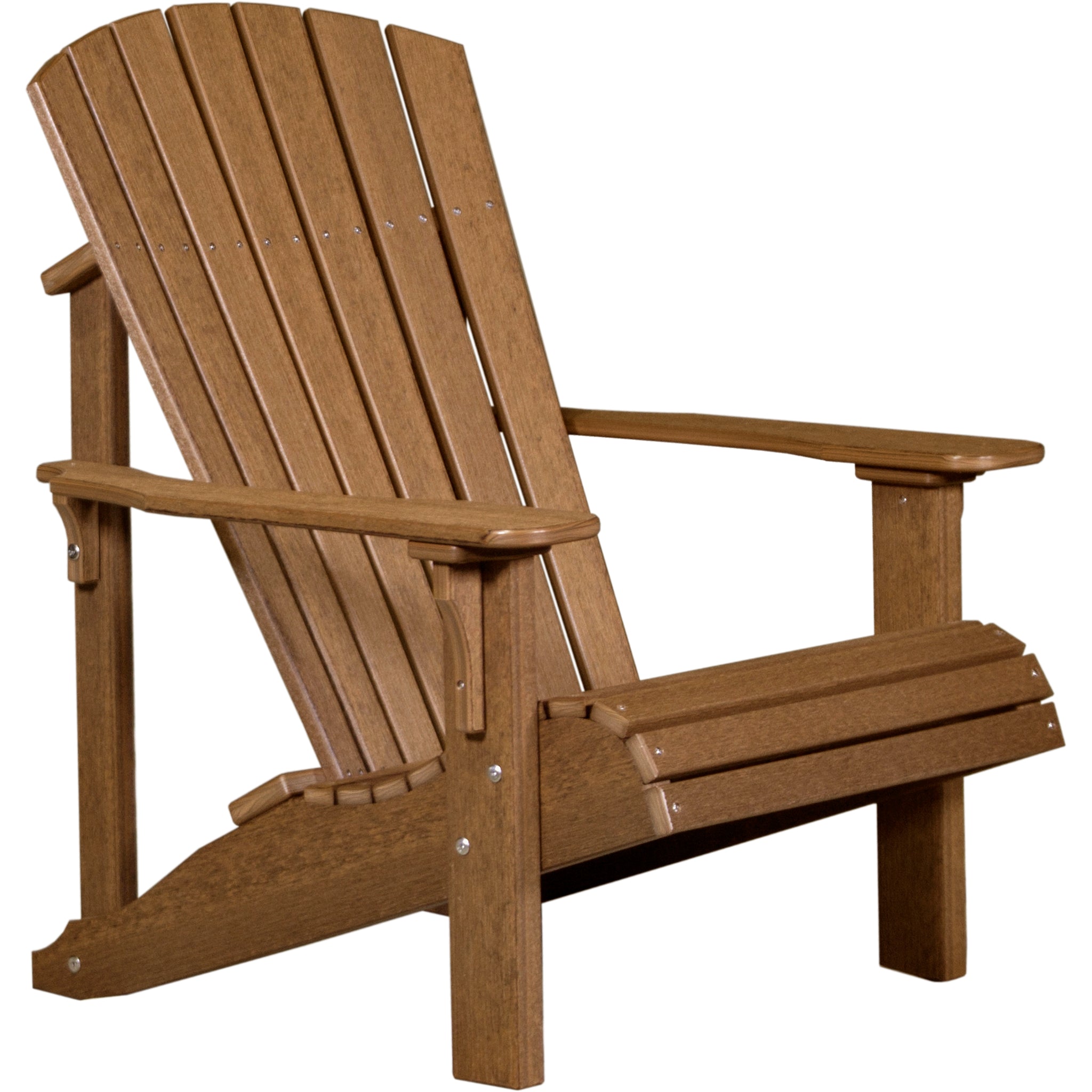 LuxCraft Deluxe Adirondack Chair – Outdoor Poly Lounge Chair (PDAC)