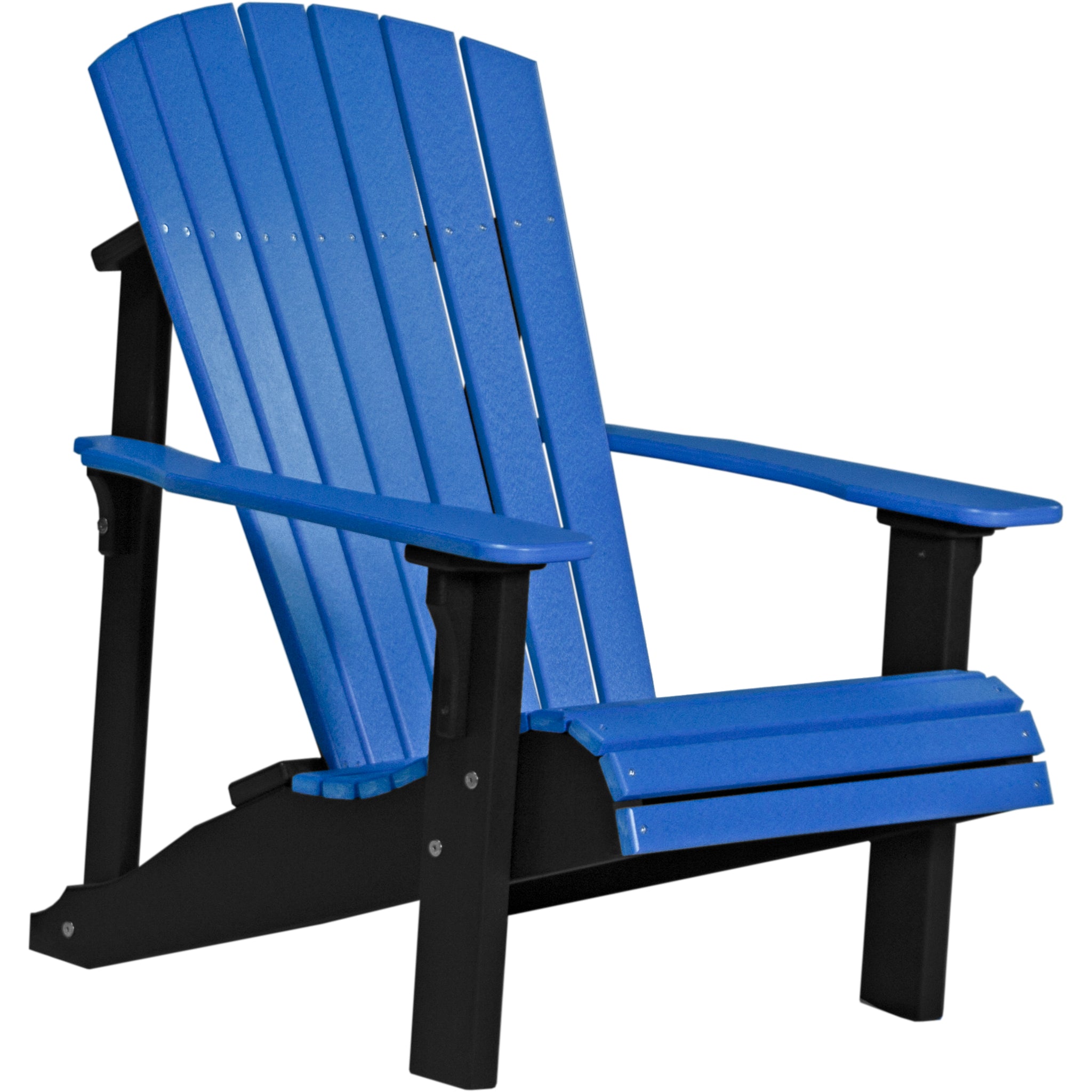 LuxCraft Deluxe Adirondack Chair – Outdoor Poly Lounge Chair (PDAC)