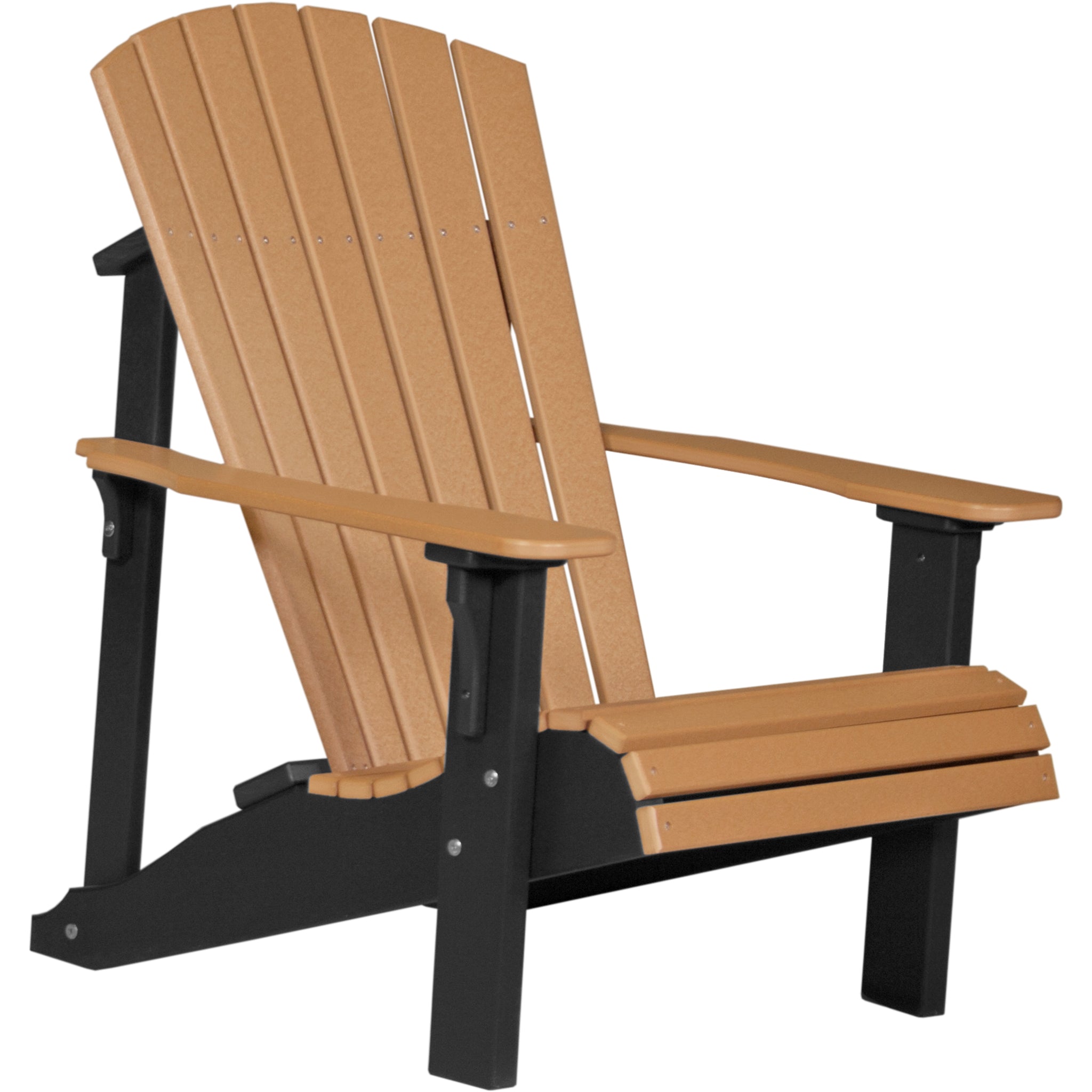 LuxCraft Deluxe Adirondack Chair – Outdoor Poly Lounge Chair (PDAC)