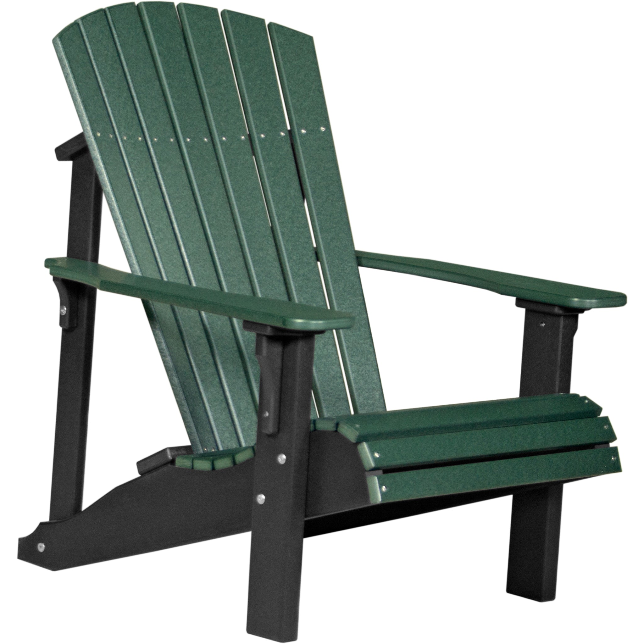 LuxCraft Deluxe Adirondack Chair – Outdoor Poly Lounge Chair (PDAC)
