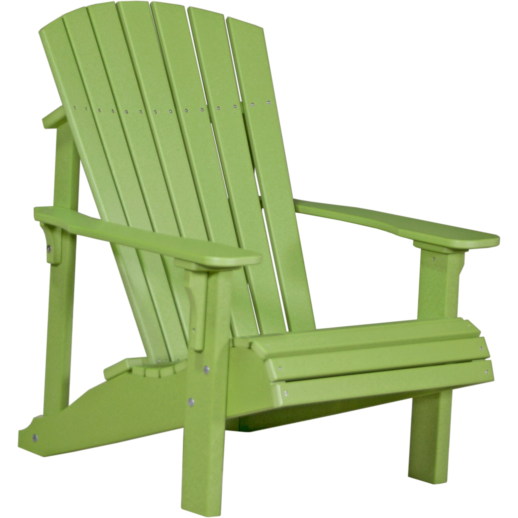 LuxCraft Deluxe Adirondack Chair – Outdoor Poly Lounge Chair (PDAC)