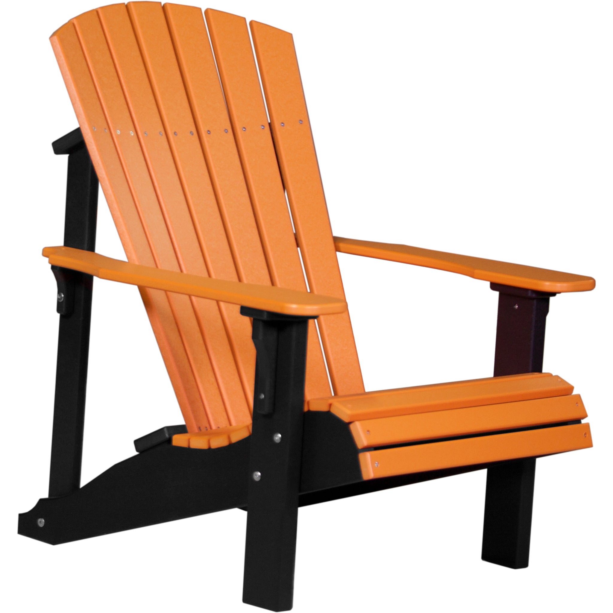 LuxCraft Deluxe Adirondack Chair – Outdoor Poly Lounge Chair (PDAC)