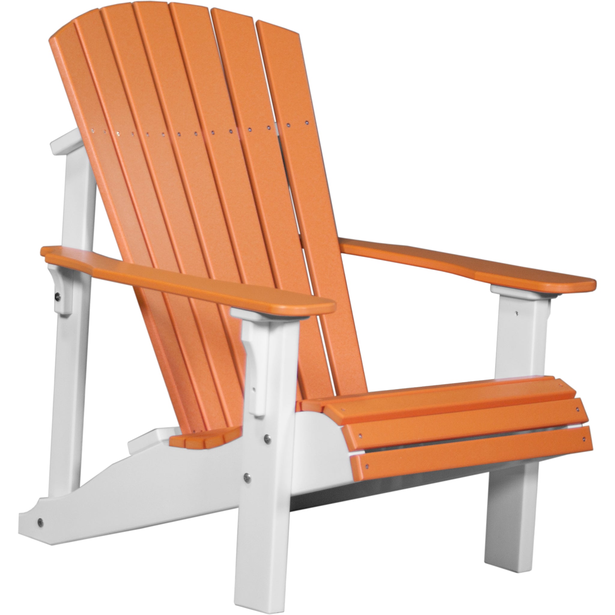 LuxCraft Deluxe Adirondack Chair – Outdoor Poly Lounge Chair (PDAC)