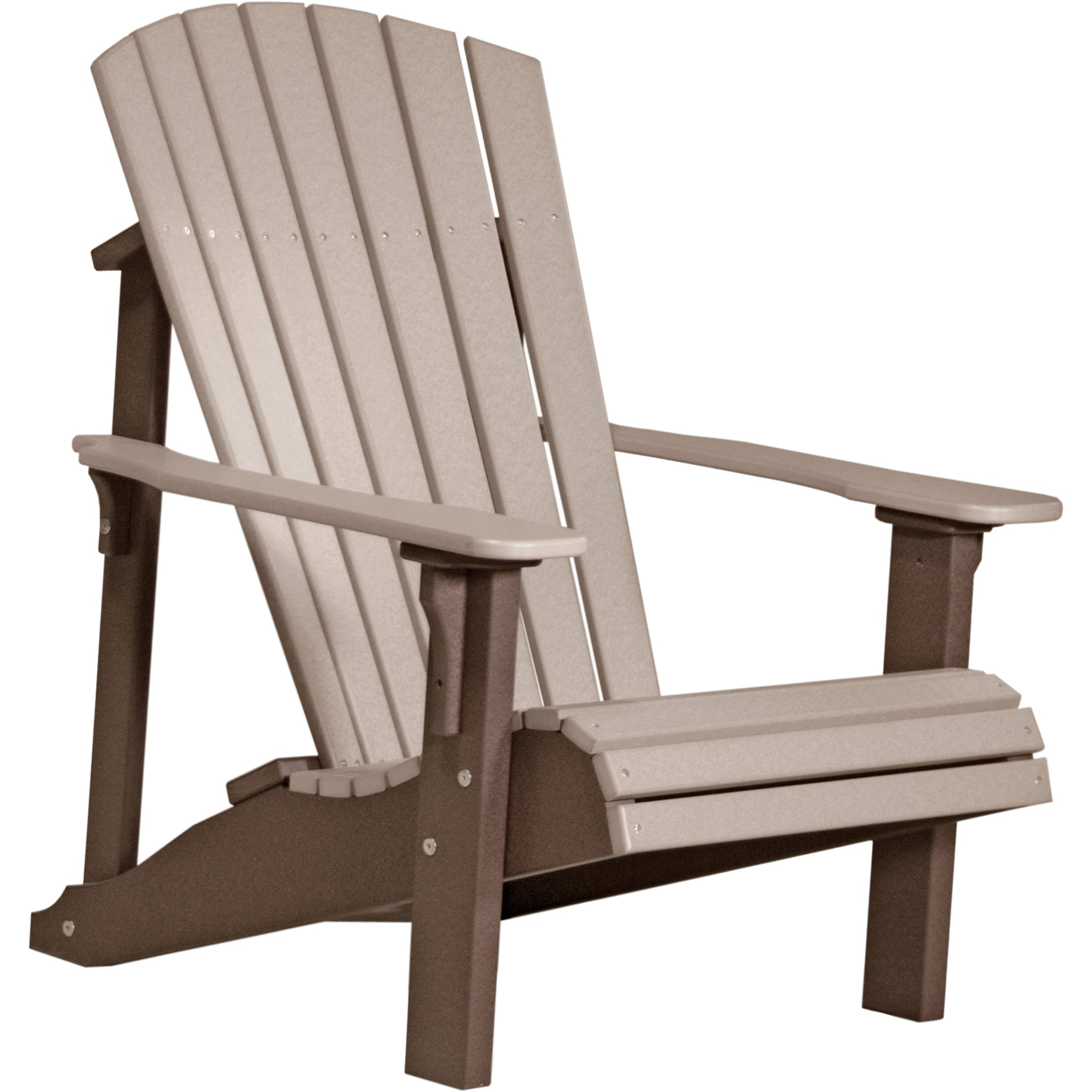 LuxCraft Deluxe Adirondack Chair – Outdoor Poly Lounge Chair (PDAC)