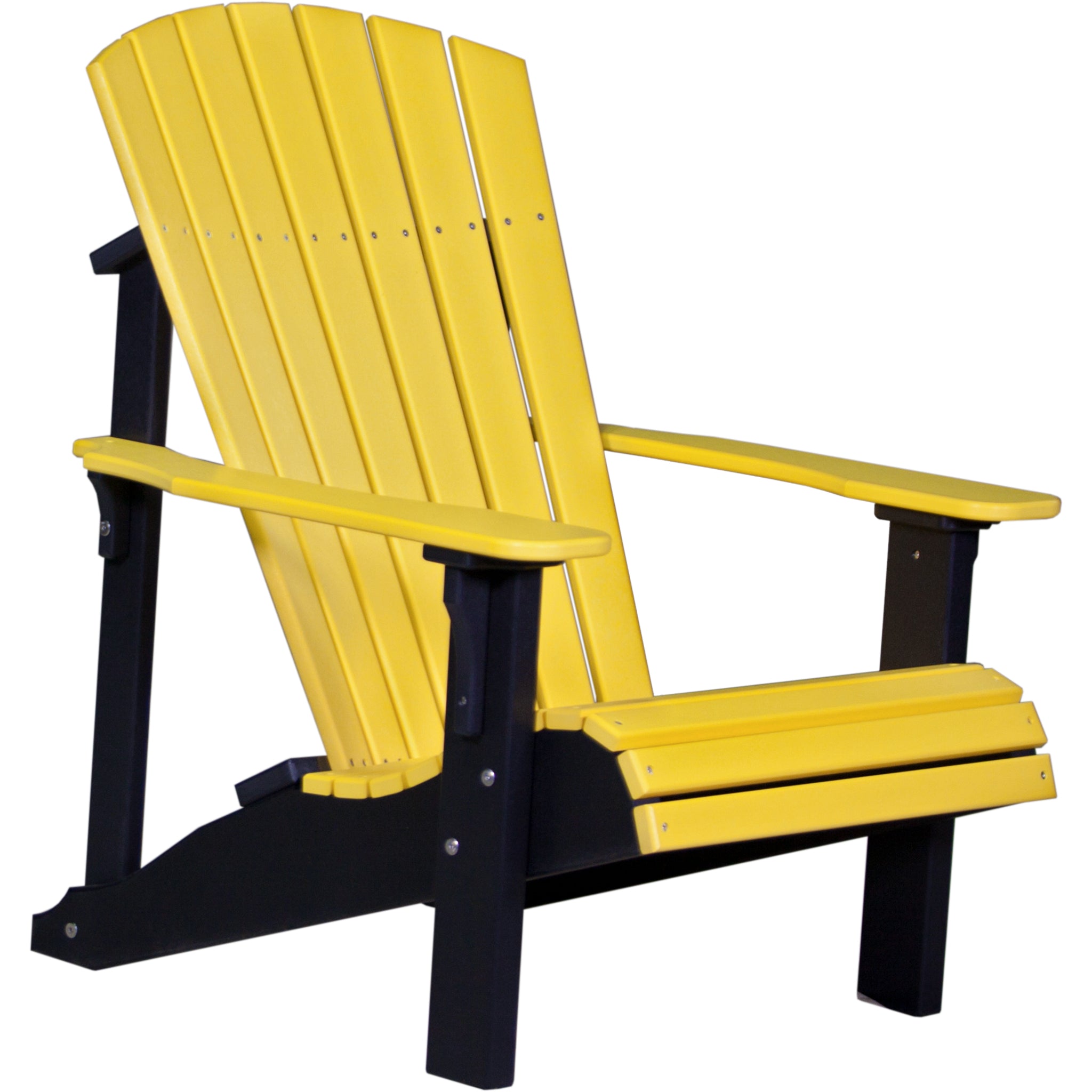LuxCraft Deluxe Adirondack Chair – Outdoor Poly Lounge Chair (PDAC)