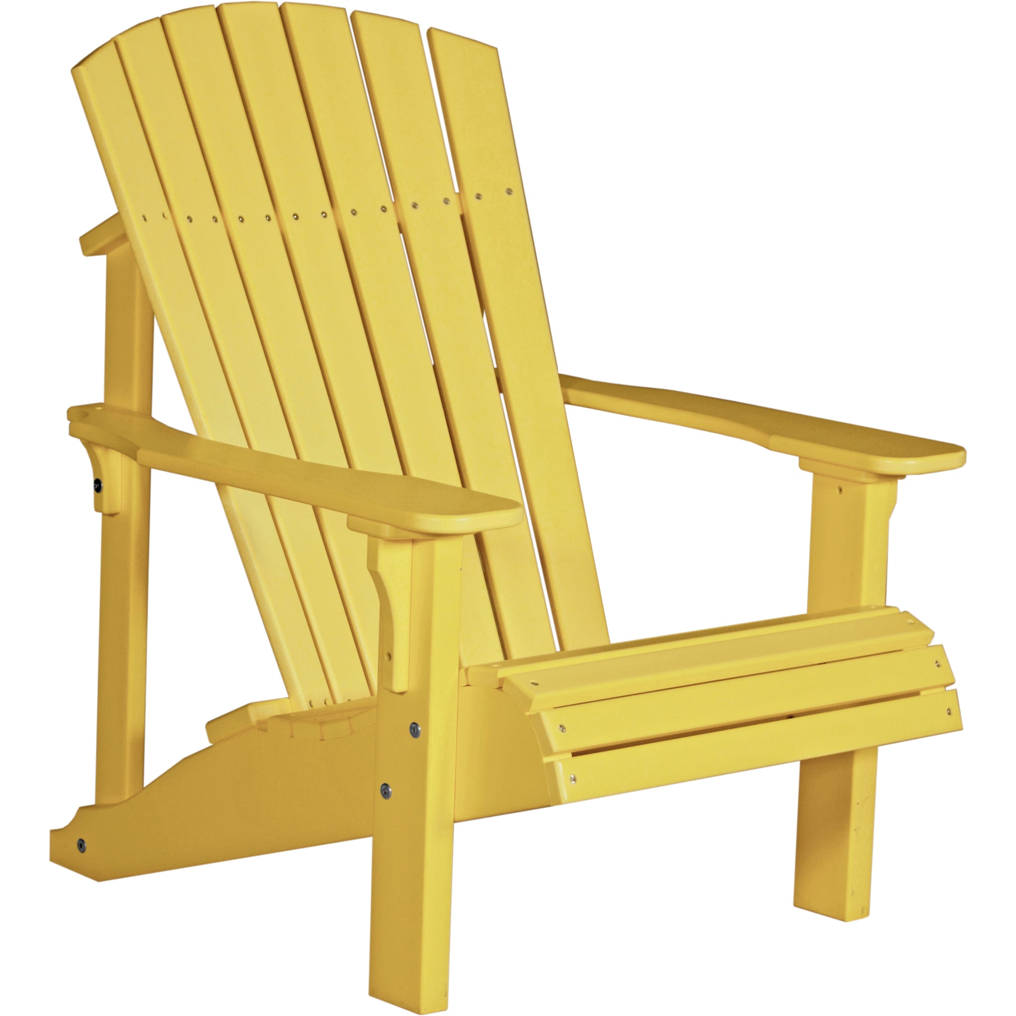 LuxCraft Deluxe Adirondack Chair – Outdoor Poly Lounge Chair (PDAC)